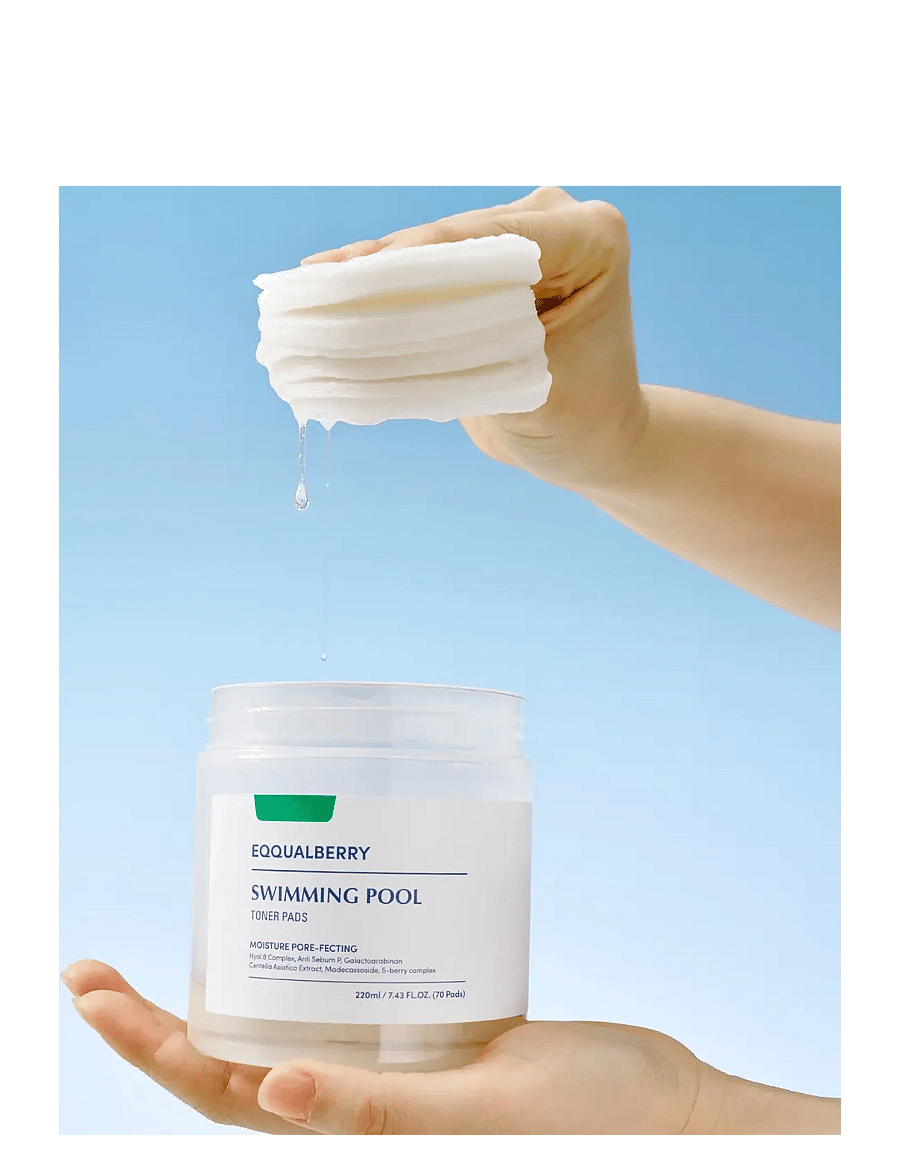 Eqqualberry - Swimming Pool Toner Pads - clear - 1