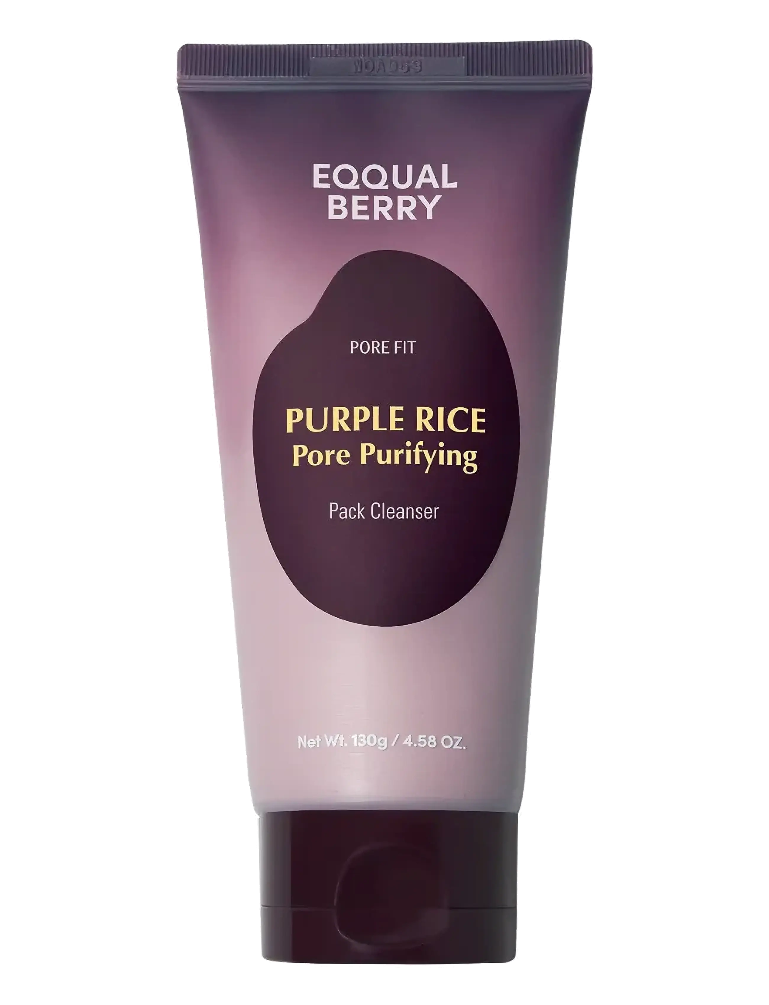 Eqqualberry Purple Rice Pore Purifying Pack Cleanser, 130 ml, Nude, Cleansers > Cleansing Balm, Dame