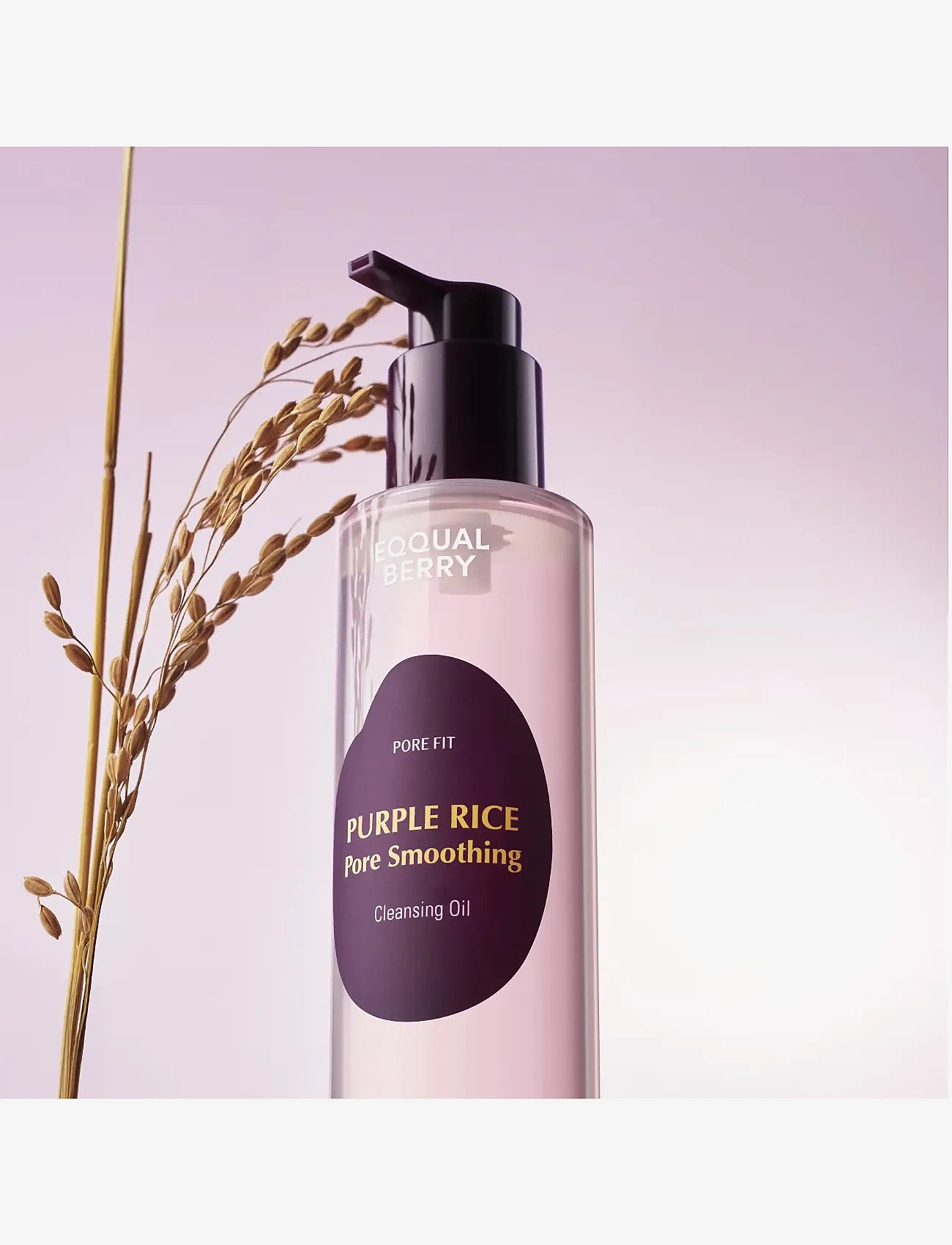 Eqqualberry - Purple Rice Pore Smoothing Cleansing Oil - rengöringsolja - clear - 1
