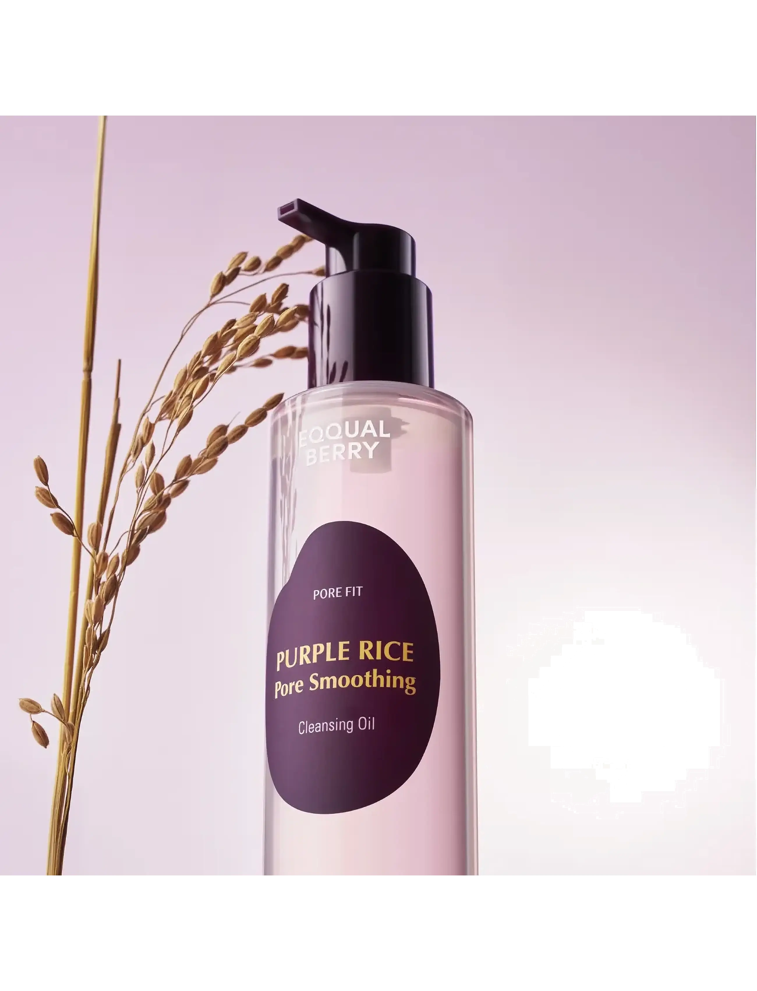 Eqqualberry - Purple Rice Pore Smoothing Cleansing Oil - ansiktsrengöring - clear - 1