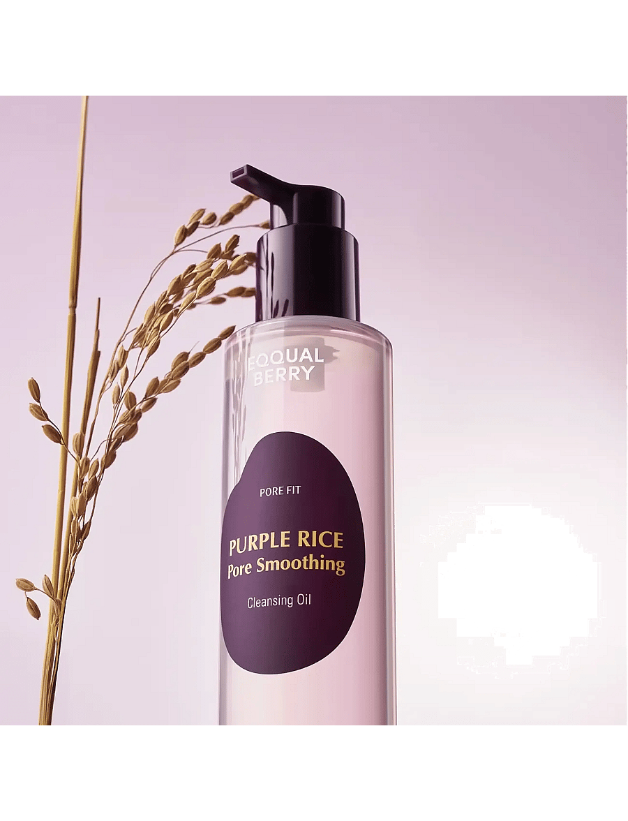 Eqqualberry - Purple Rice Pore Smoothing Cleansing Oil - clear - 1