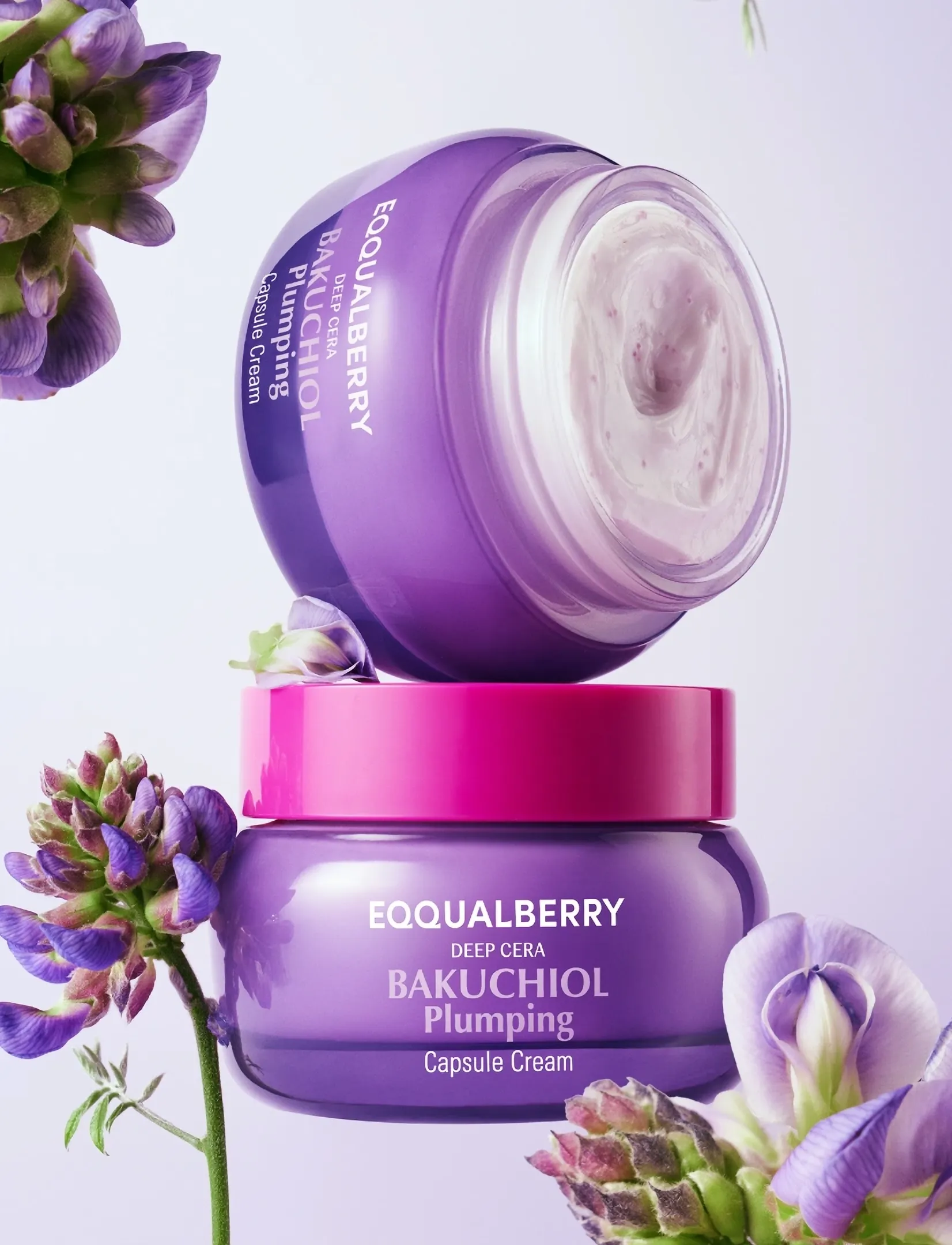 Eqqualberry Bakuchiol Plumping Capsule Cream, 50 ml, Nude, Fugtighedscreme > Dagcreme, Dame