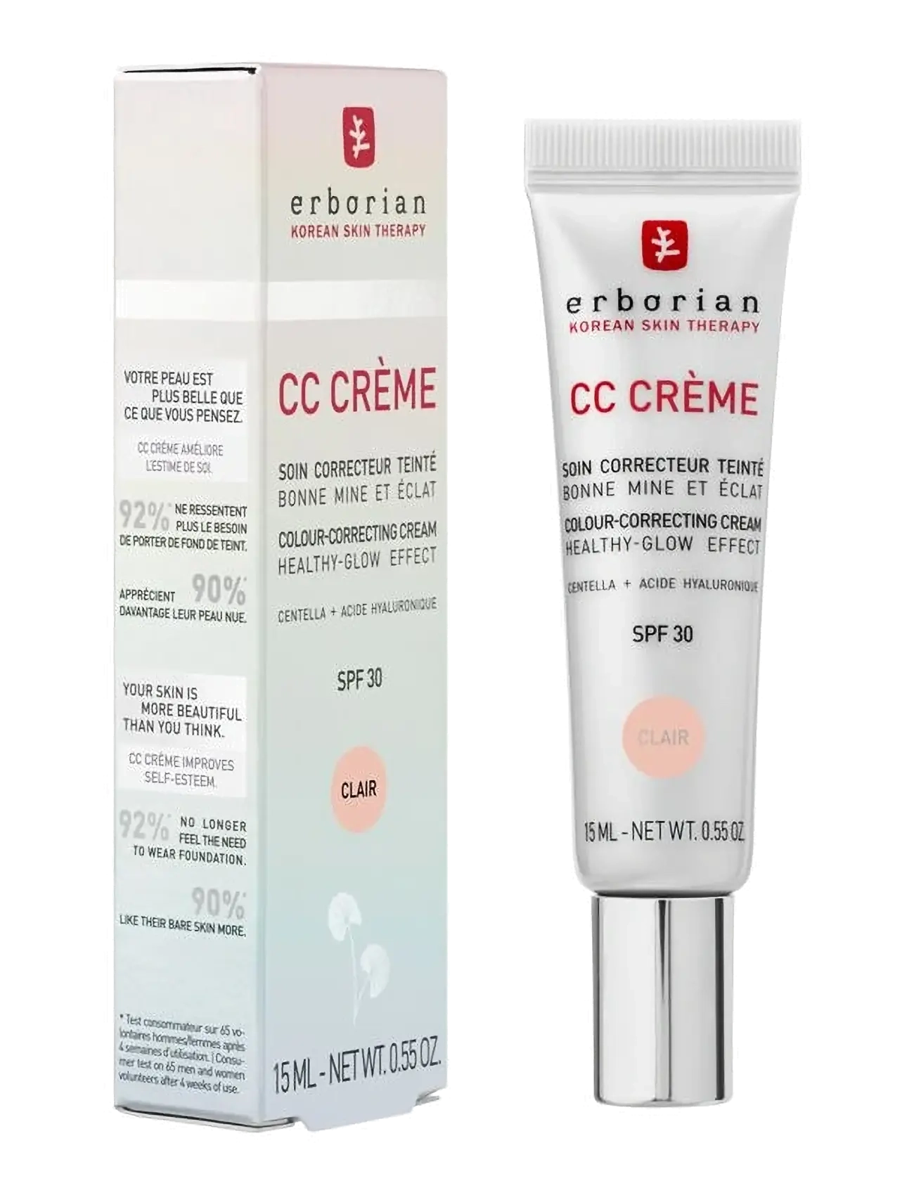Erborian - CC Creme 15ml - moisturizers - clair - 5