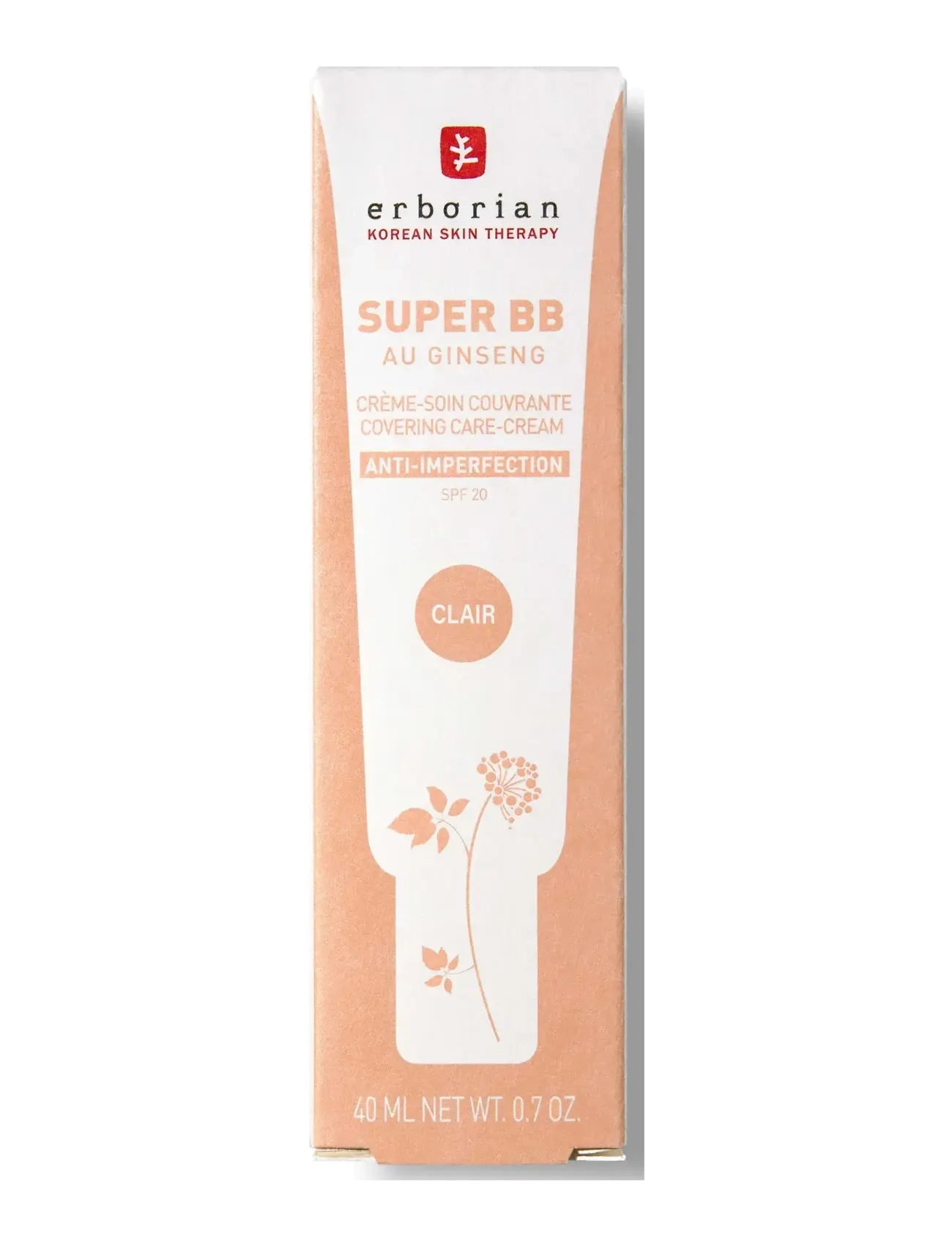 Erborian - Super BB 40ml - fuktkrämer - clair - 2