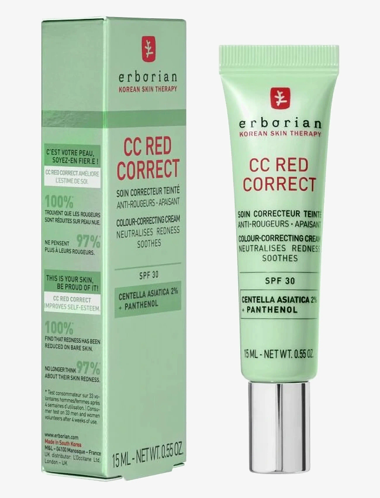 Erborian - CC Red Correct 15 ml - face - no color - 0