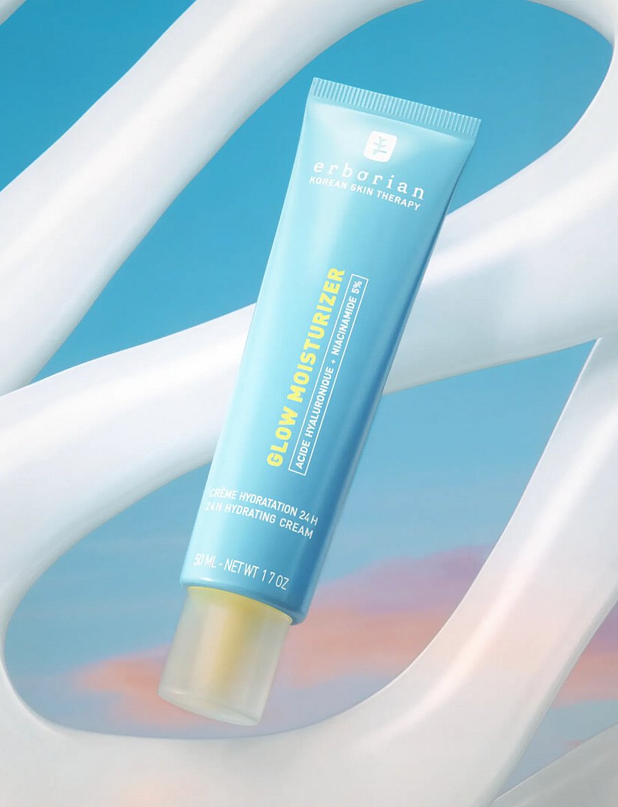 Erborian - Glow Moisturizer 50ML - päevakreemid - white - 0