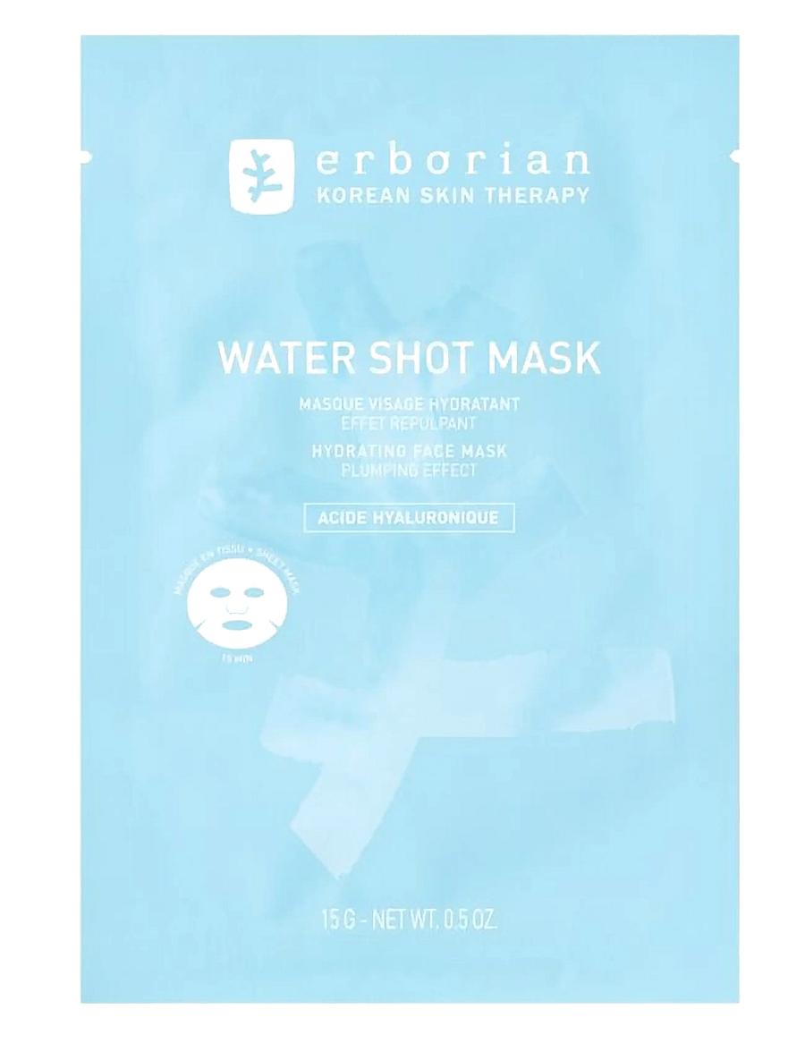 Erborian - Water Shot Mask 15GR - lehtmaskid - white - 0