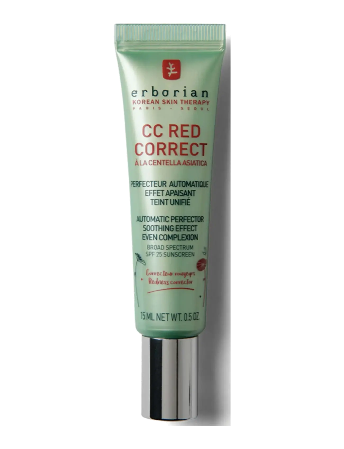 Erborian CC Red Correct 15ml - Kóreskt förðun - NO COLOR / undefined