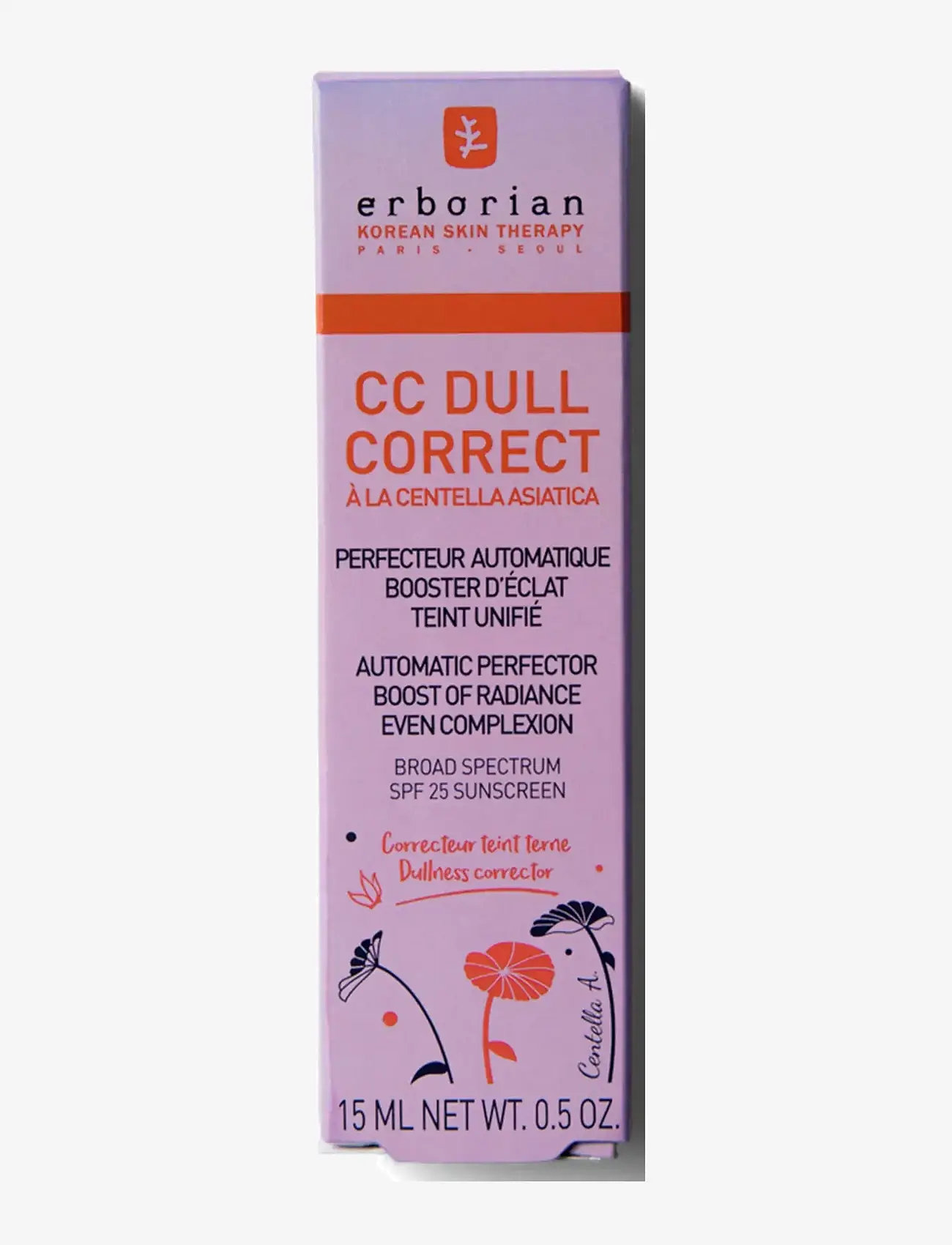 Erborian - CC Dull Correct 15ml - fuktkrämer - no color - 2