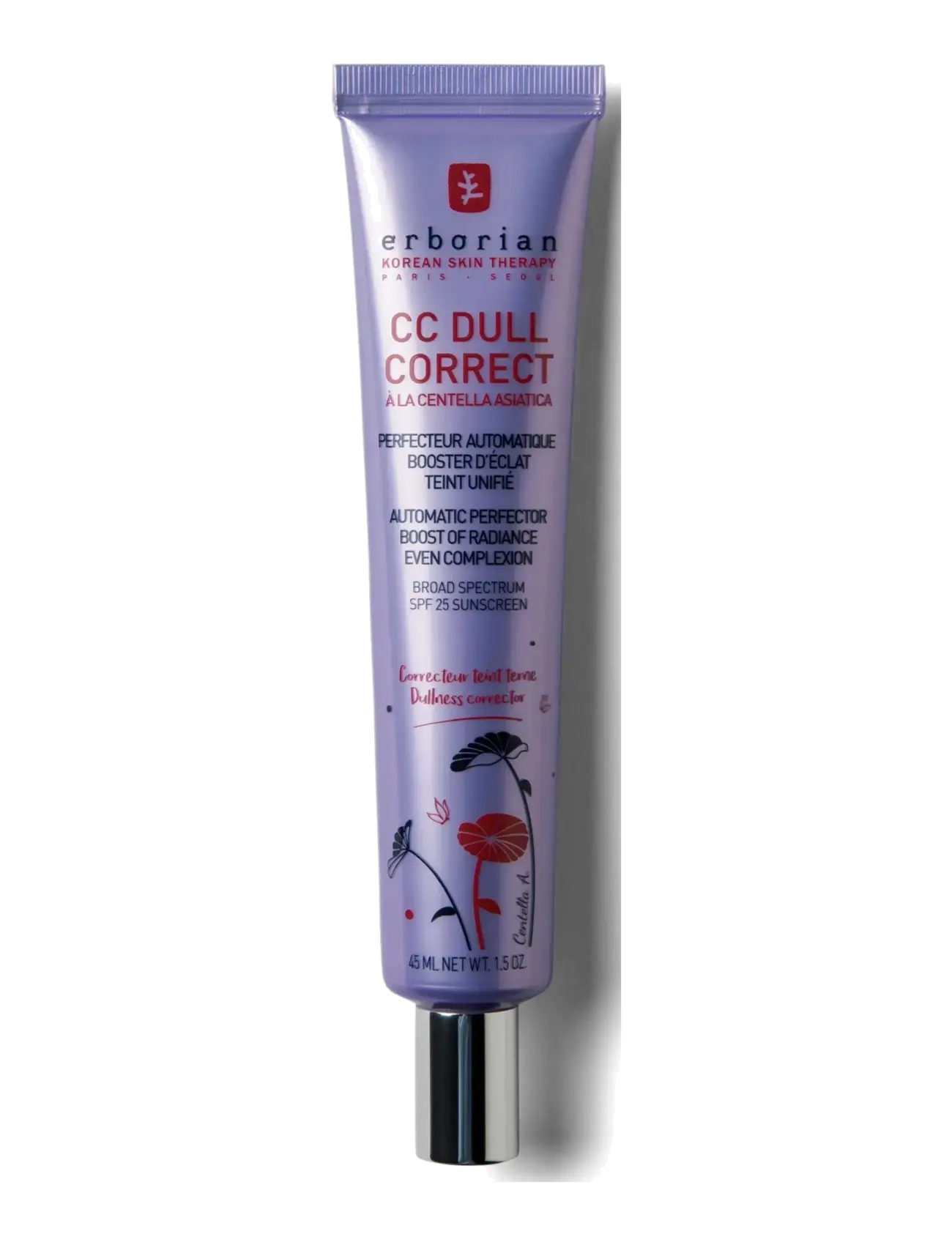 Erborian Cc Dull Correct 45Ml, 45 ml, Moisturizers, Lila - Day Creams, Beauty