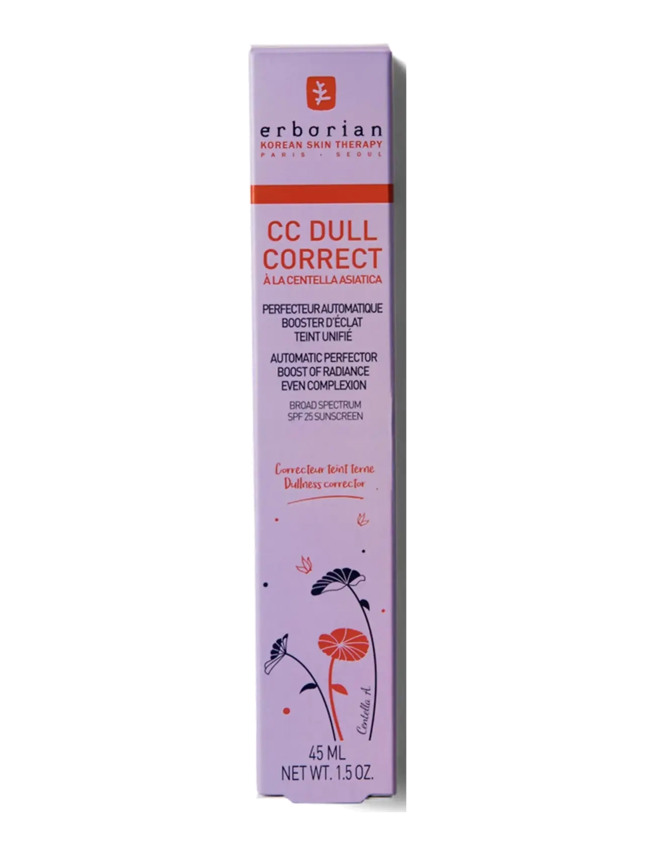 Erborian - CC Dull Correct 45ml - dagkräm - no color - 2