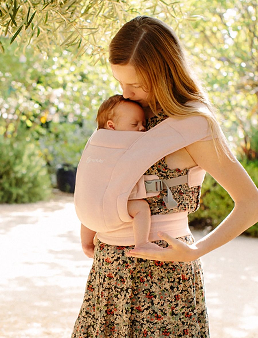 Ergobaby - Embrace Sage Meadows - bärselar - blush pink - 2