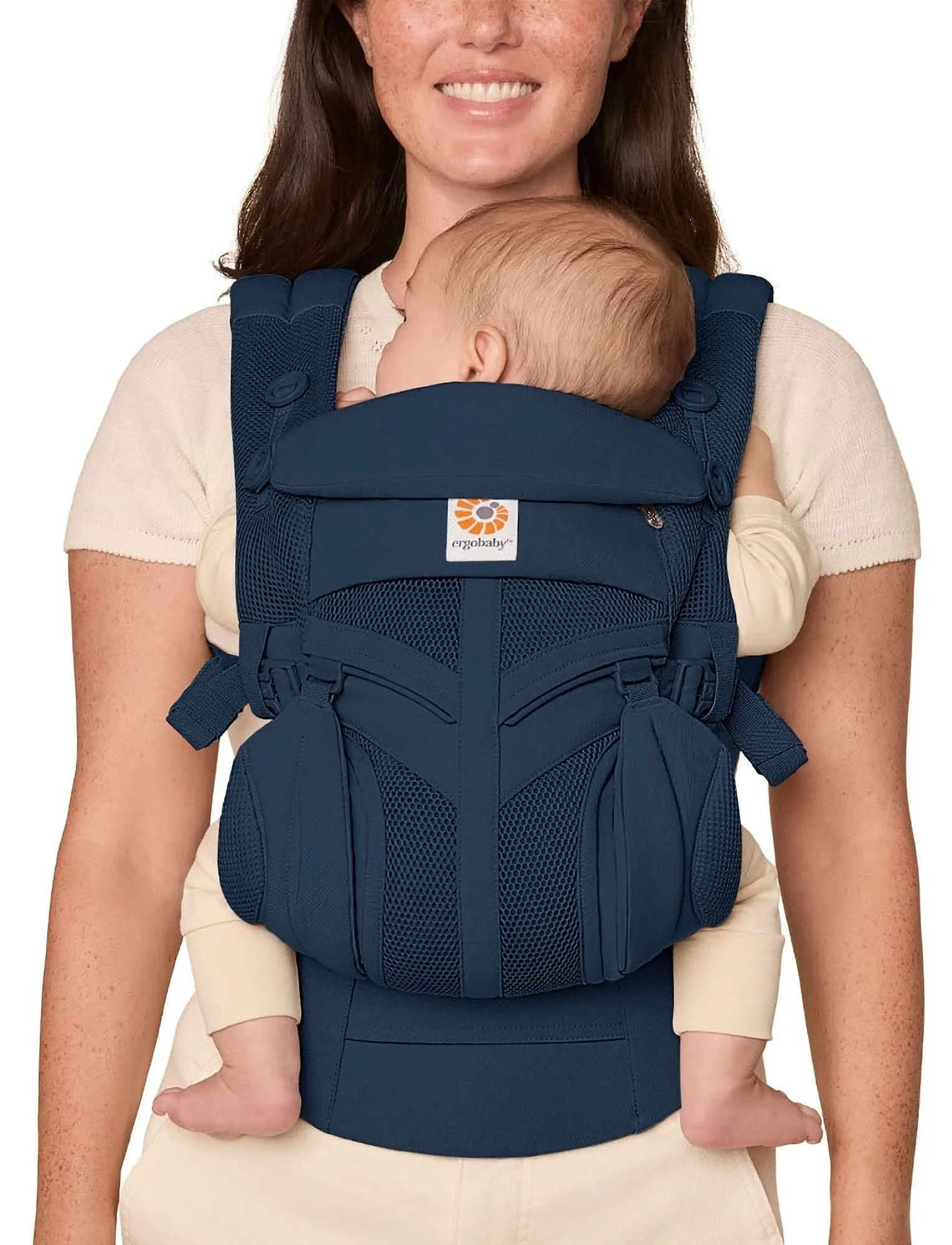 Ergobaby Omni 360, Børn, 360 Cool Air Mesh Bæresele, Navy, Str: ONE SIZE