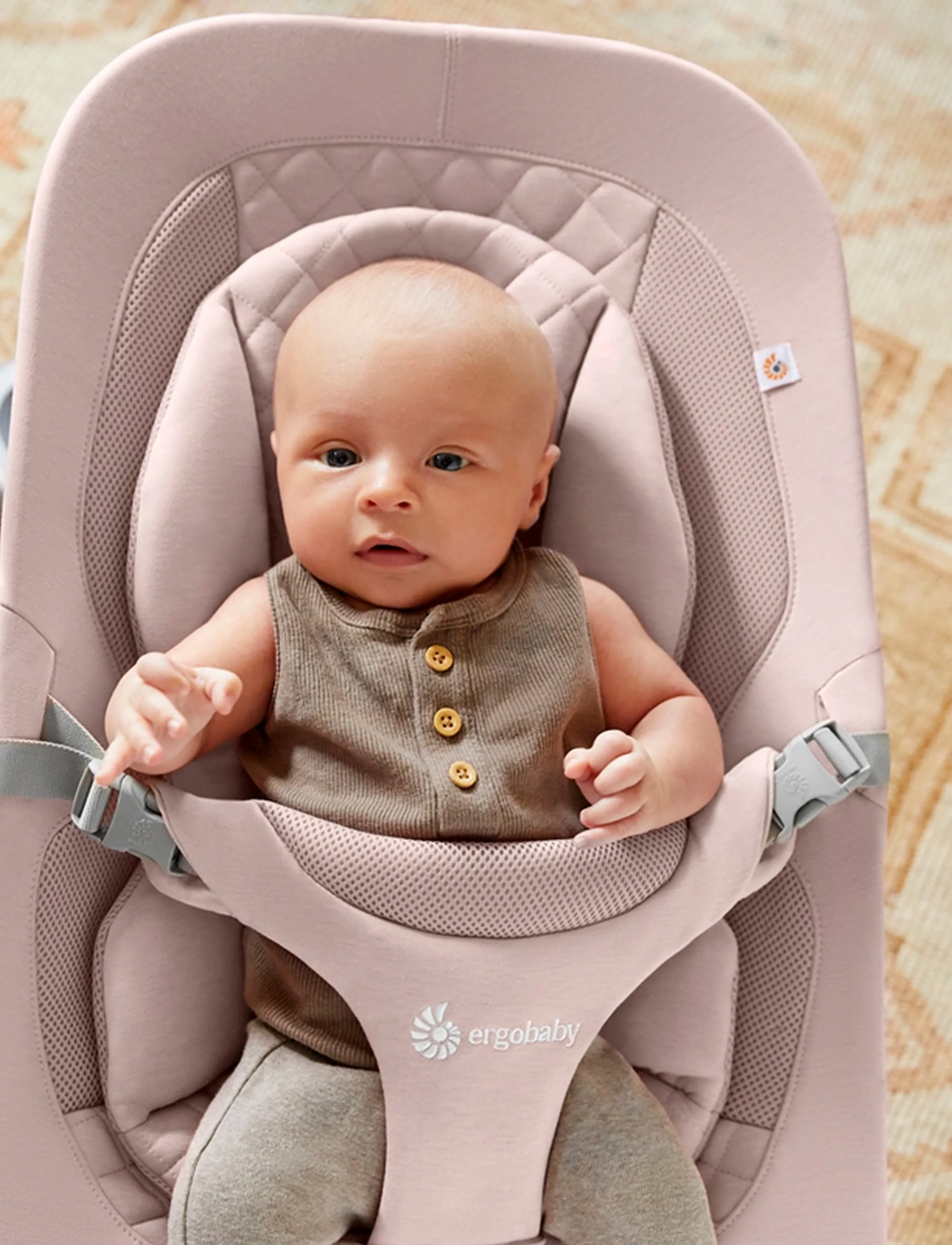 Ergobaby Evolve 3-In-1 Bouncer, One Size, Pink, Baby Og Graviditet > Baby Bouncers & Swings, Børn