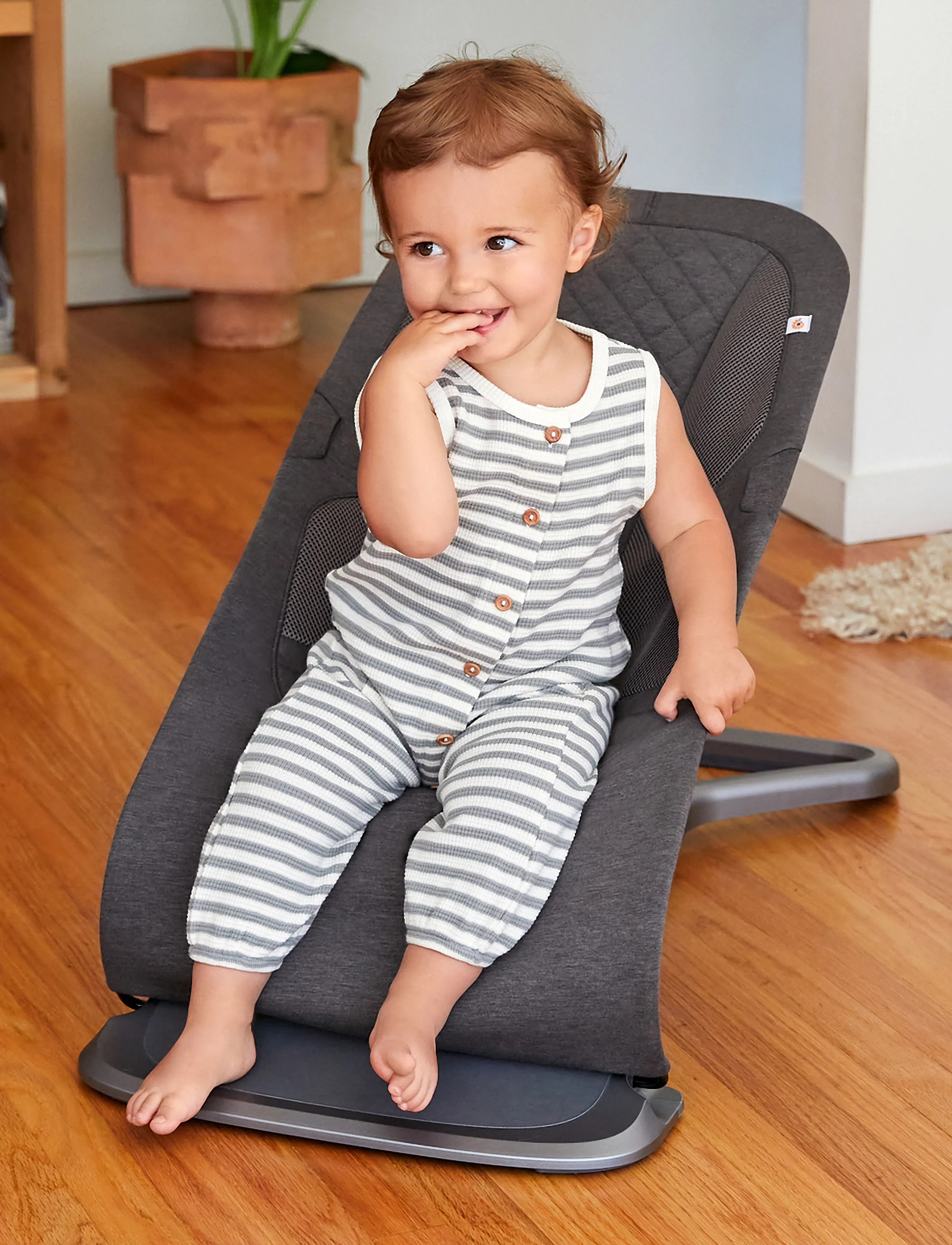 Ergobaby Evolve 3-In-1 Bouncer, One Size, Grey, Baby Og Graviditet > Baby Bouncers & Swings, Børn