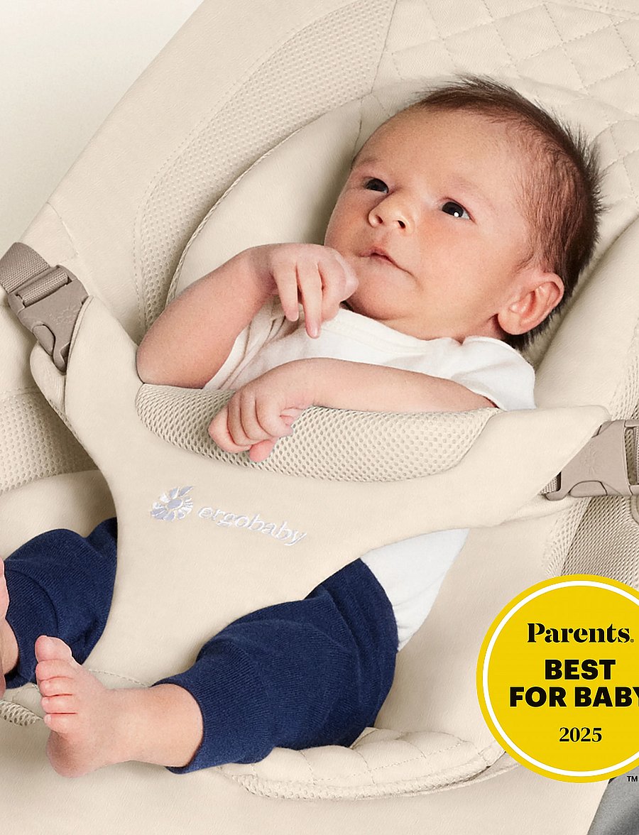 Ergobaby - Evolve 3-in-1 Bouncer Camel Brown - babysitters - cream - 5