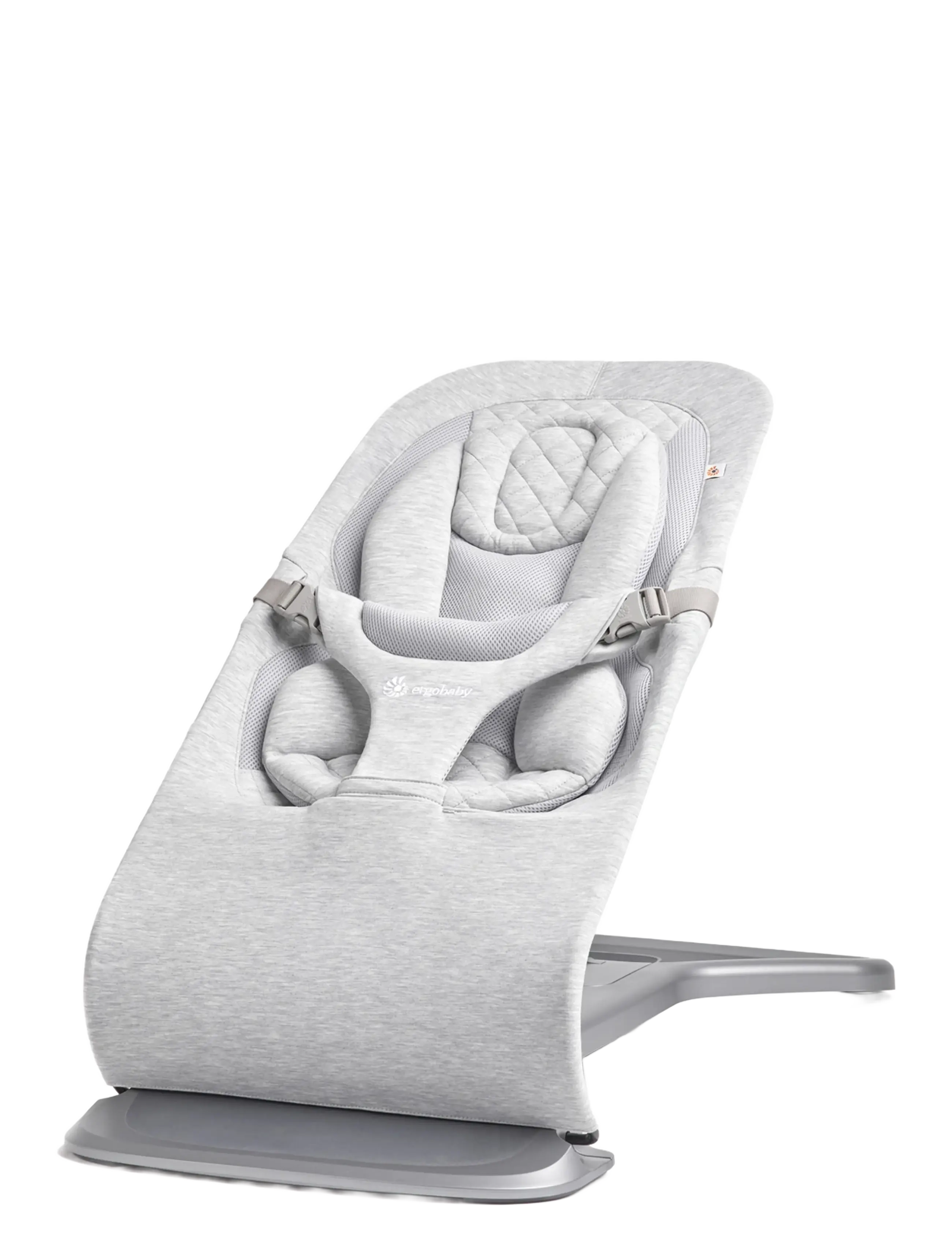 Ergobaby Evolve 3-in-1 Bouncer - Skråstole & Babygynger - LIGHT GREY / grey