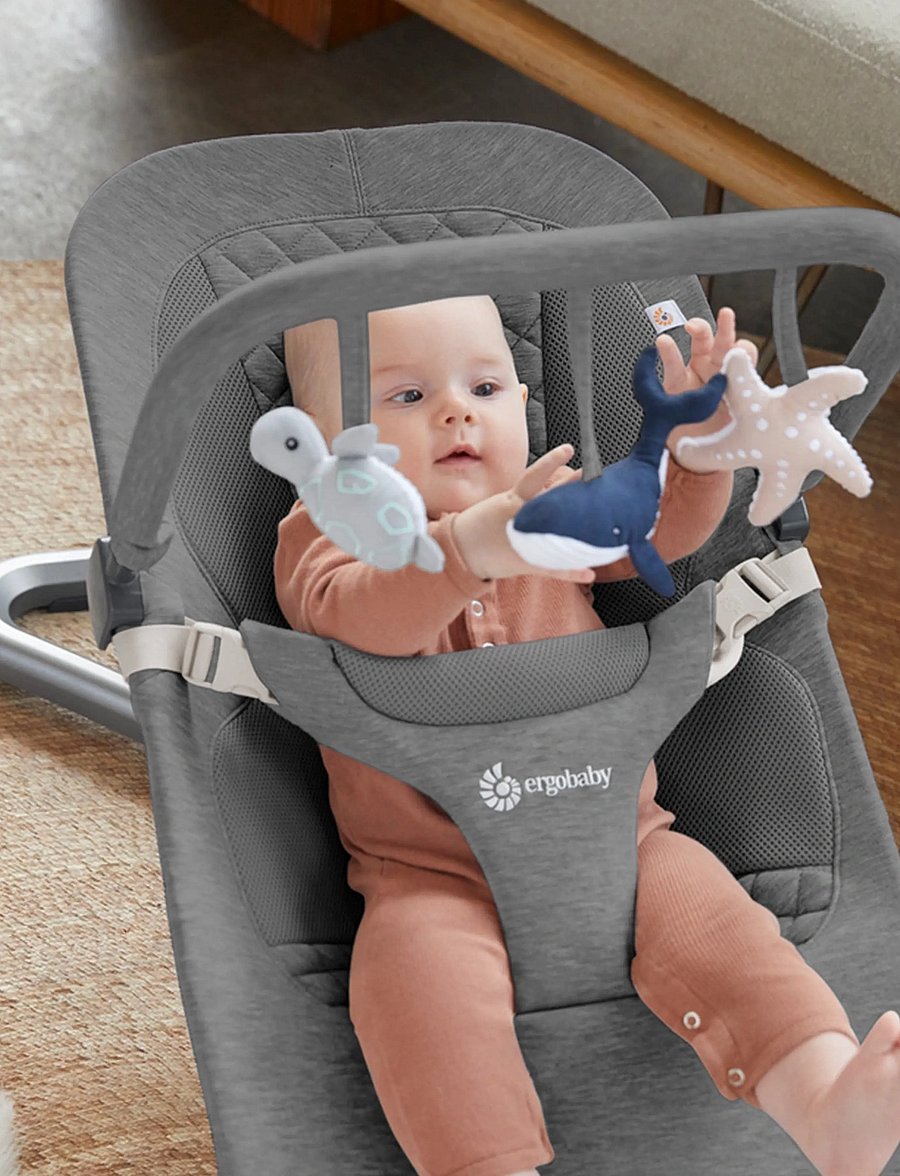 Ergobaby - Evolve Toy Bar Ocean Wonders - interaktiva leksaker - charcoal grey - 0