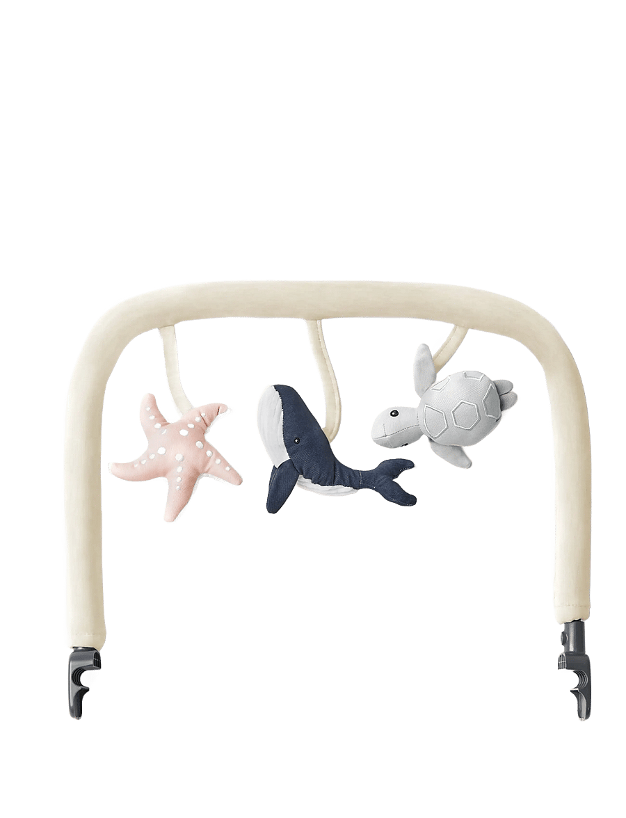 Ergobaby - Evolve Toy Bar Ocean Wonders - gagnvirk leikföng - cream - 1