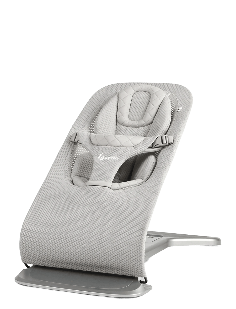 Ergobaby - Evolve 3-in-1 Bouncer Mesh - ungbarnastólar - light grey - 1