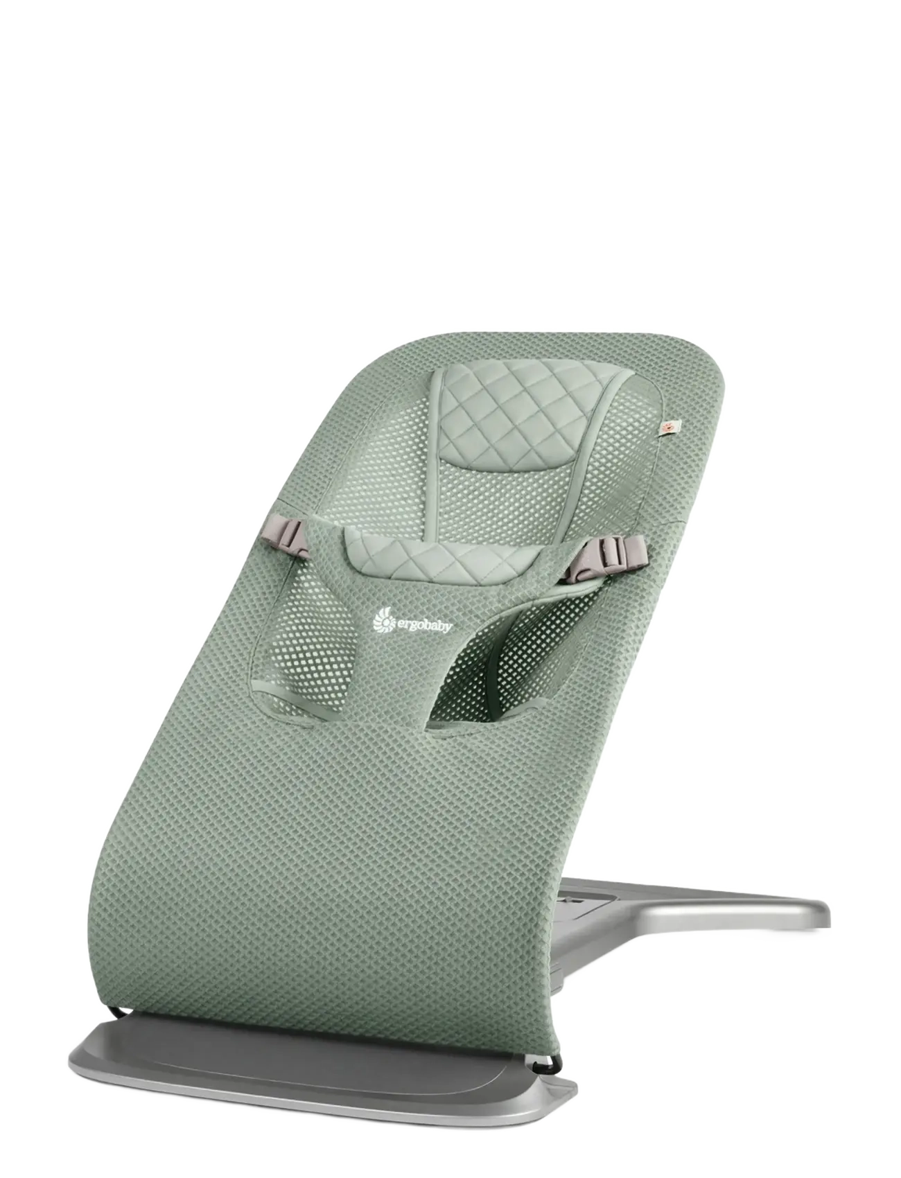 Ergobaby - Evolve 3-in-1 Bouncer Mesh - skråstole - sage green - 2