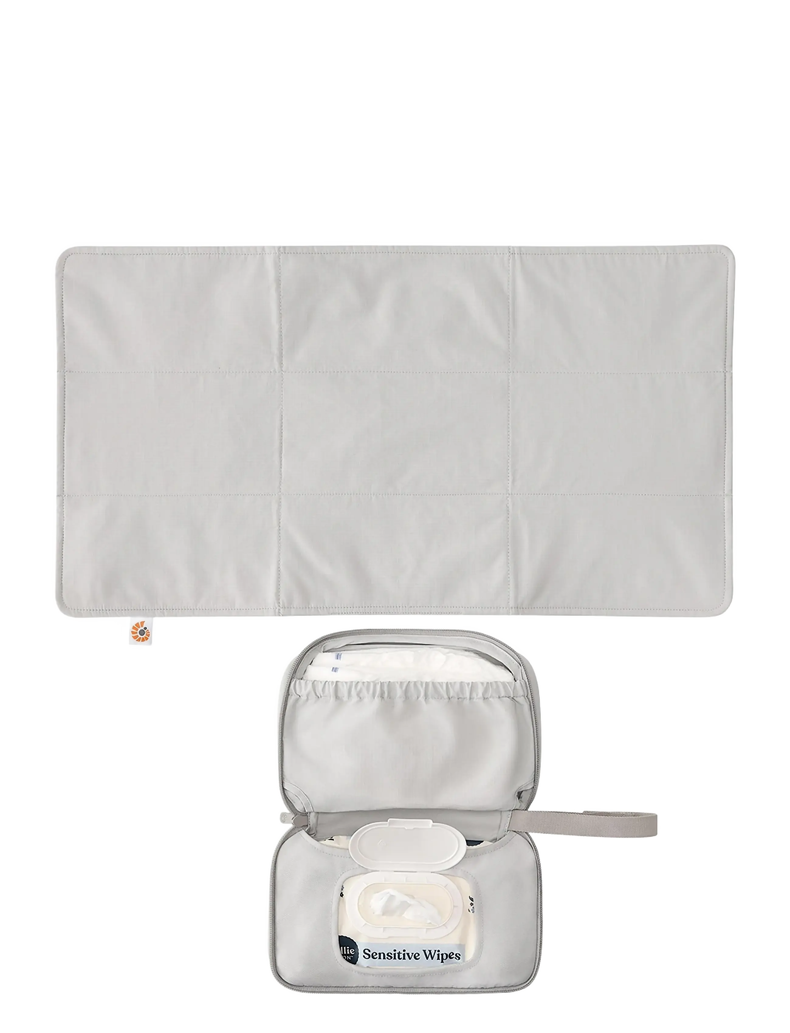 Ergobaby - Portable Changing Pad - etuier til vådservietter - grey - 3