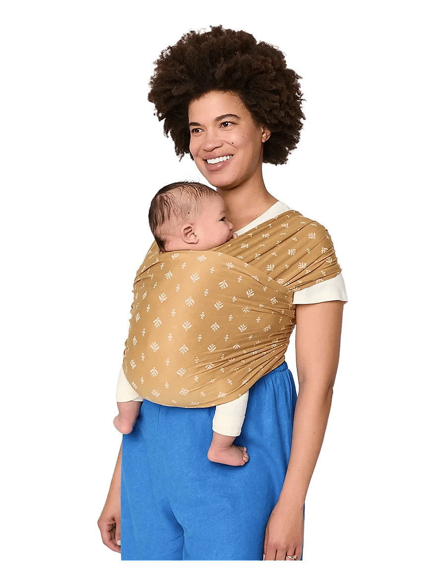 Ergobaby - Aura Wrap Knit - bæreslynge - soft camel harvest - 1