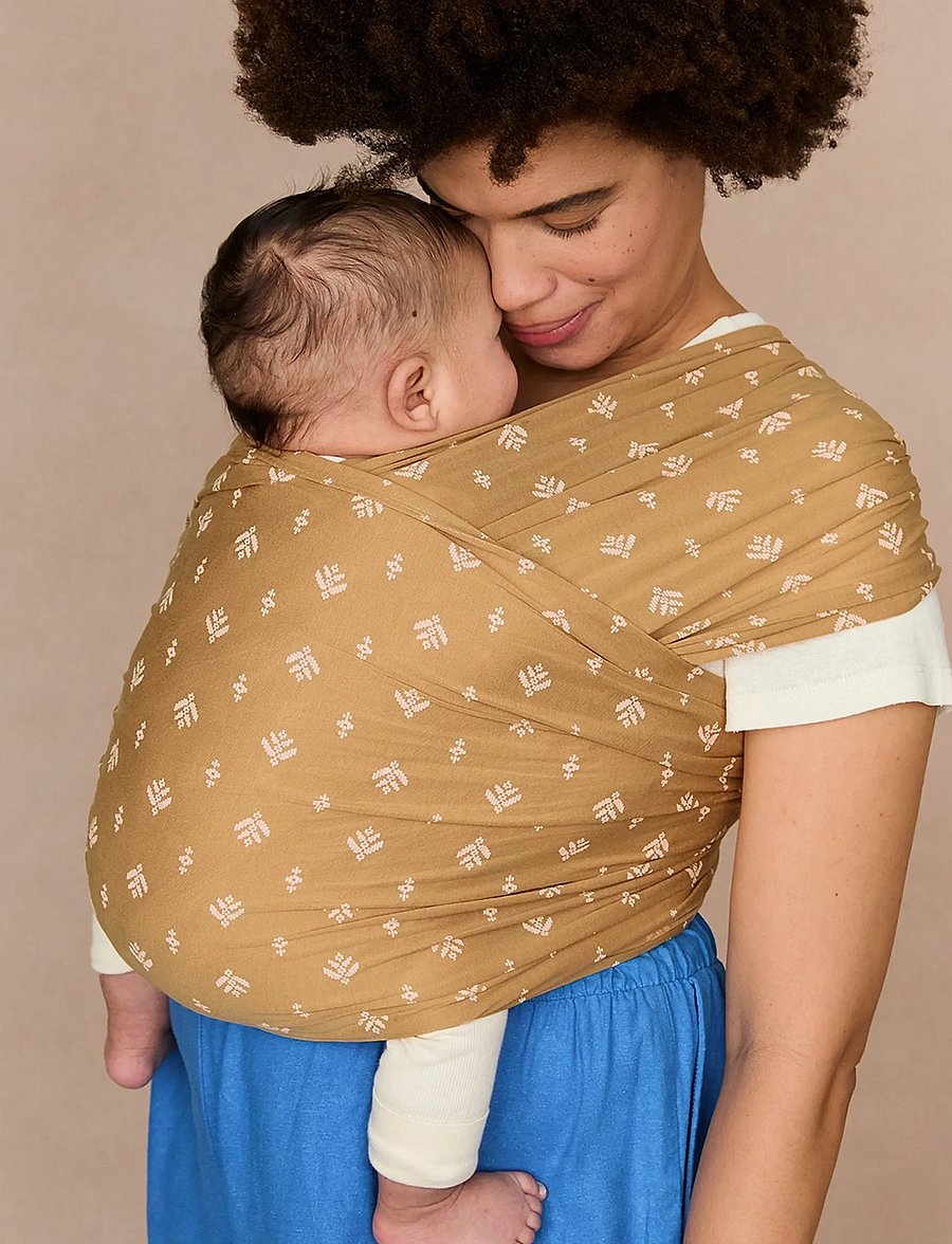 Ergobaby - Aura Wrap Knit - bæreslynge - soft camel harvest - 0