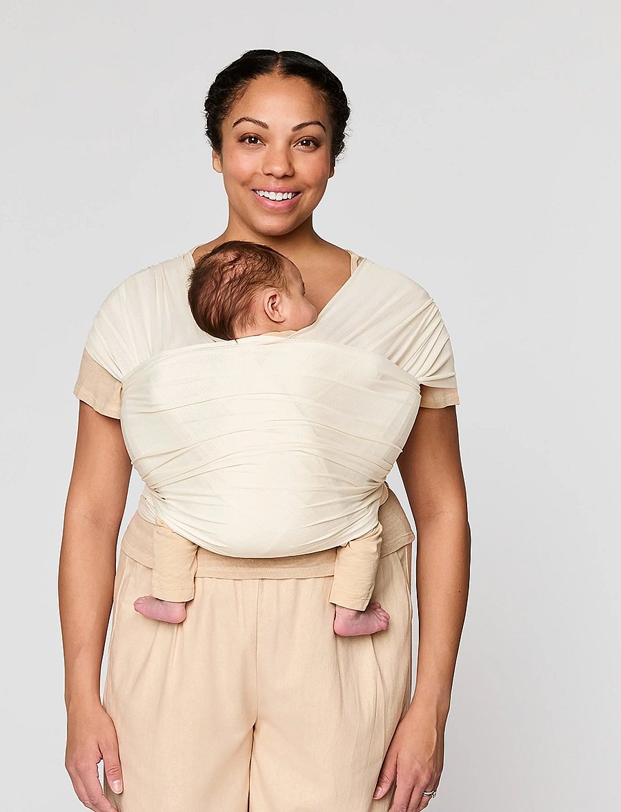 Ergobaby - Aura Wrap Mesh - bæreslynge - cream - 0