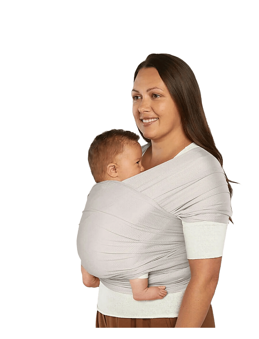 Ergobaby - Aura Wrap Mesh - bæreslynge - soft grey - 1