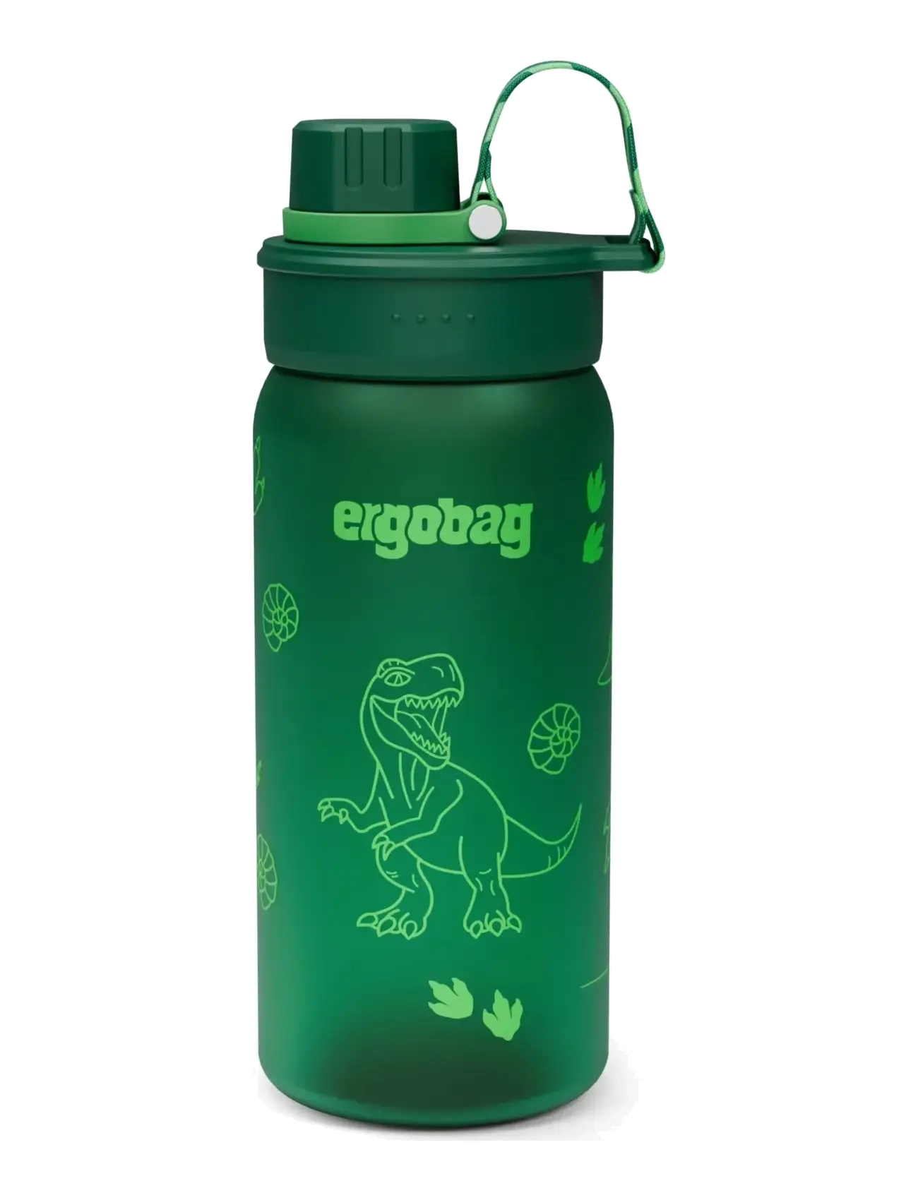 Ergobag Bottle Dinosaur, 550 ml, Home, Grün - Meal Time, Kinder