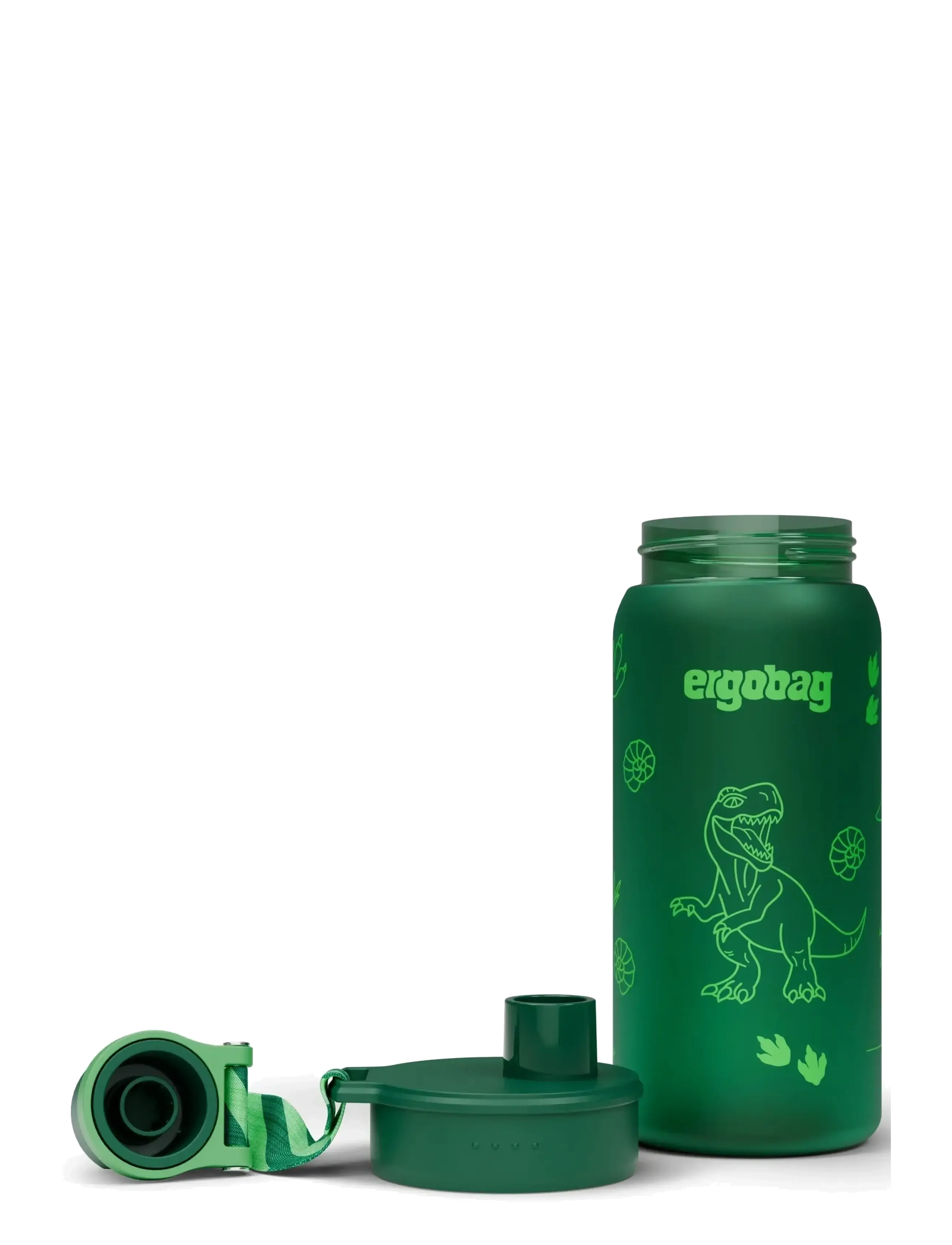Ergobag - BOTTLE Dinosaur - vandflasker - green - 1