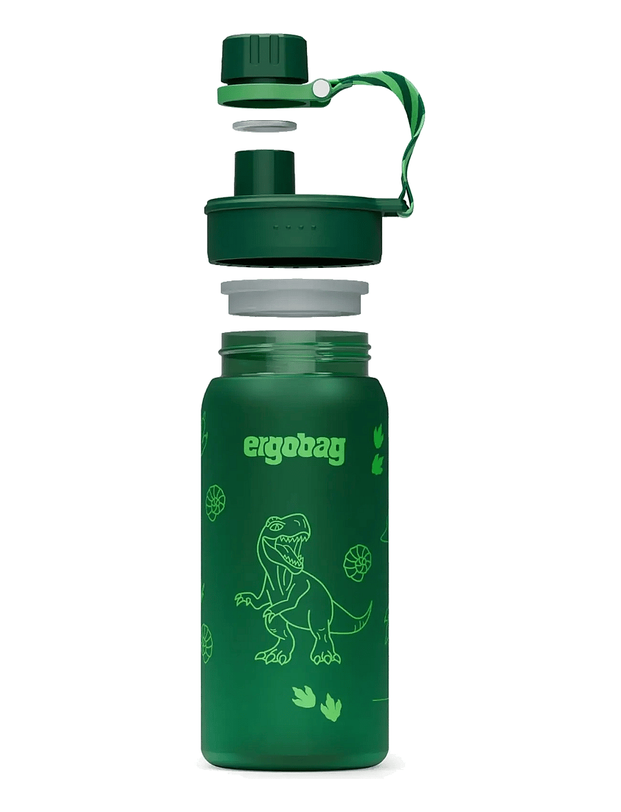 Ergobag - BOTTLE Dinosaur - vandflasker - green - 2