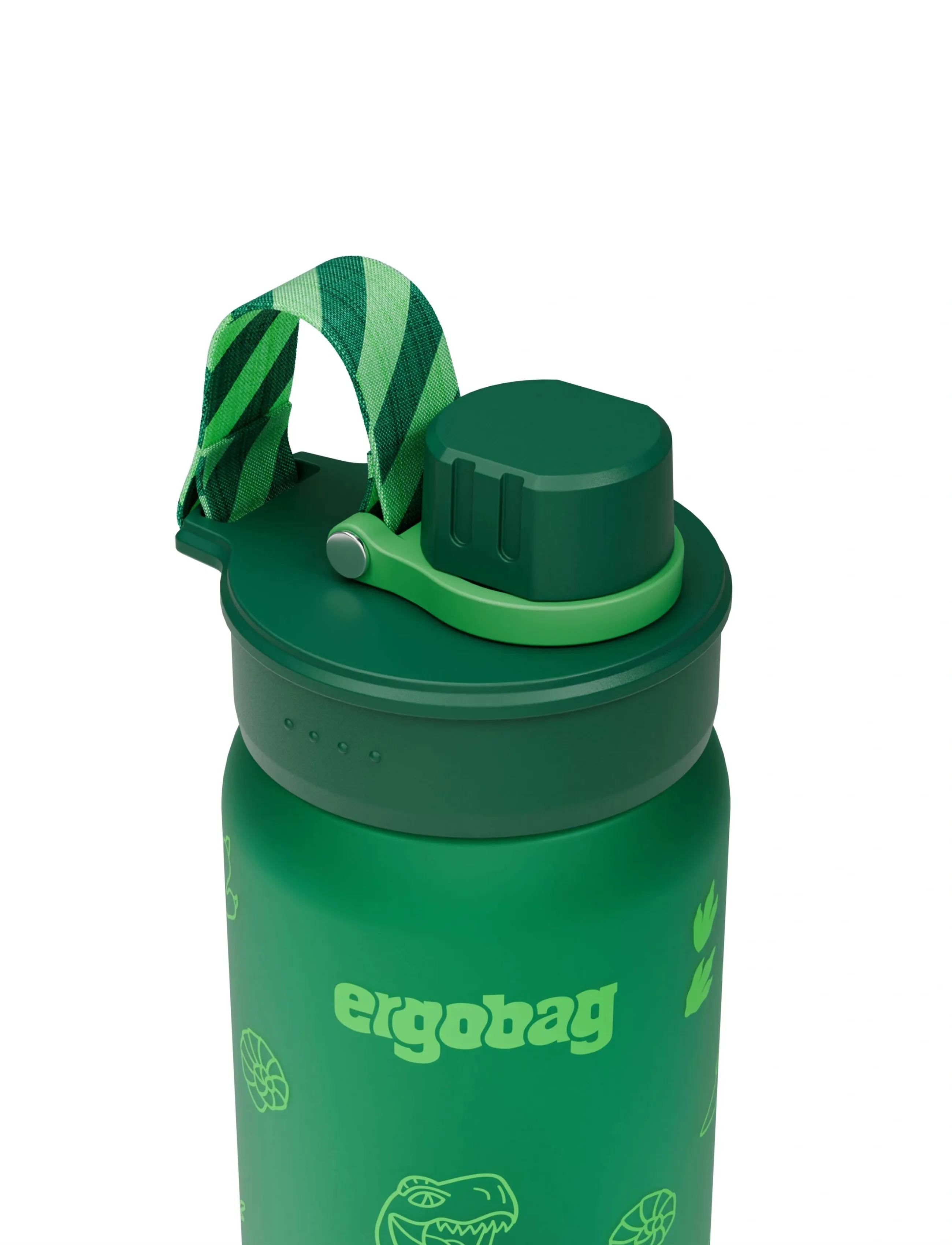 Ergobag - BOTTLE Dinosaur - vandflasker - green - 3