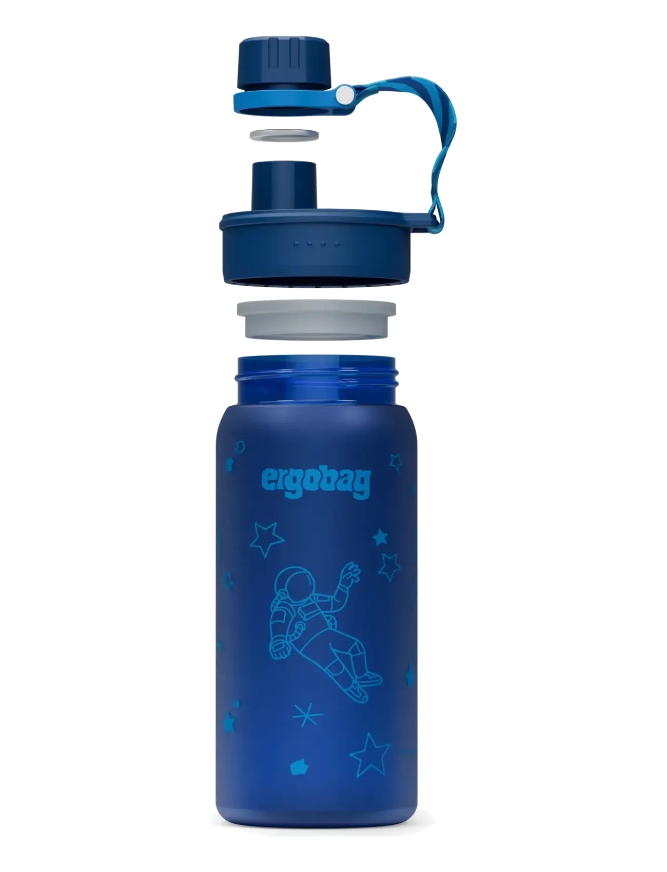 Ergobag - BOTTLE Astronaut - vandflasker - blue - 2