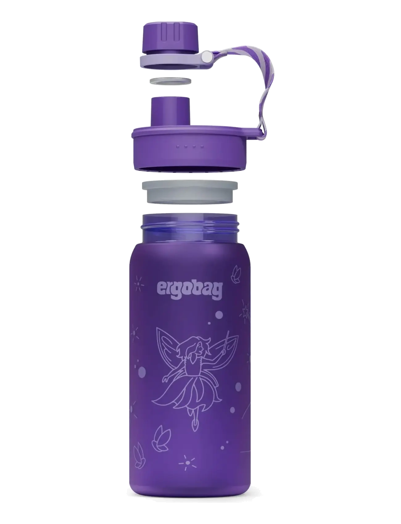 Ergobag - BOTTLE Fairy - vandflasker - purple - 2