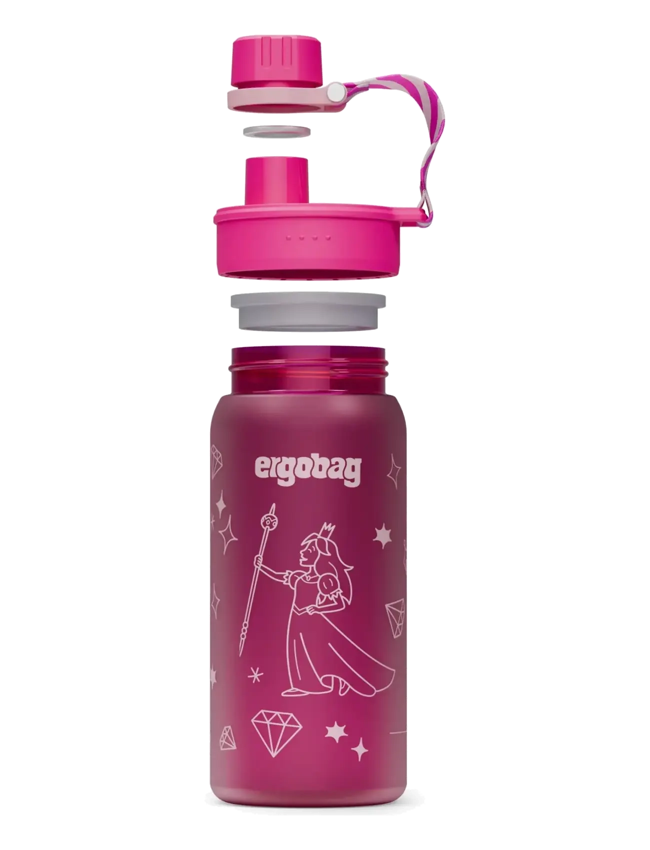 Ergobag - BOTTLE Queen - vandflasker - pink - 2