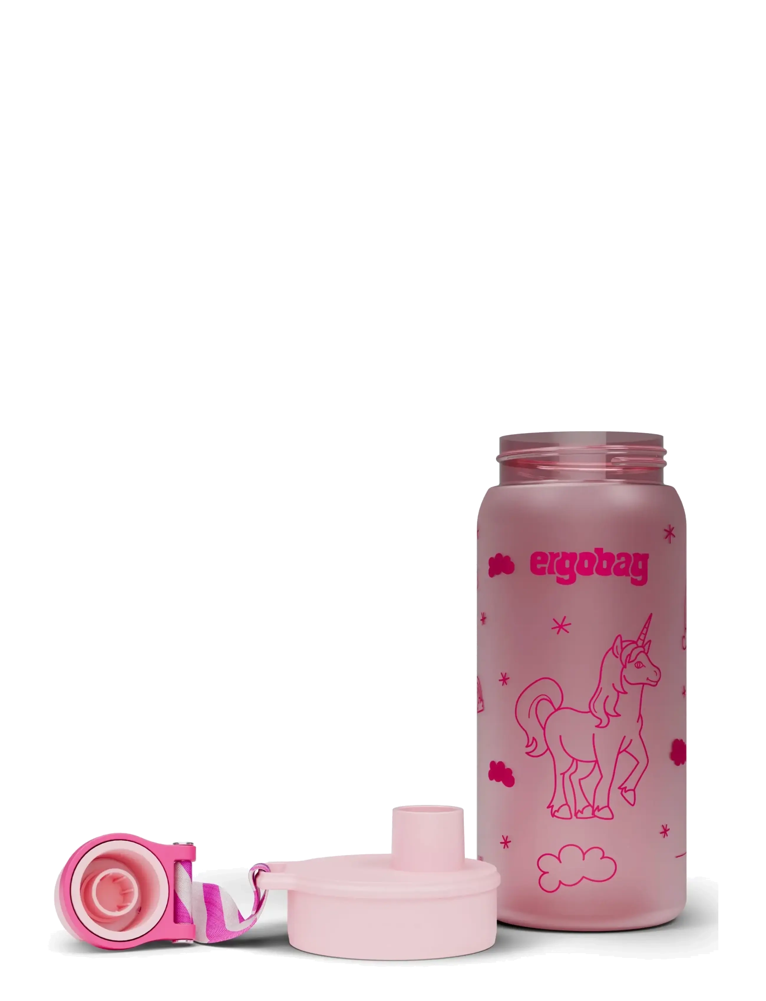 Ergobag - BOTTLE Unicorn - vandflasker - pink - 1