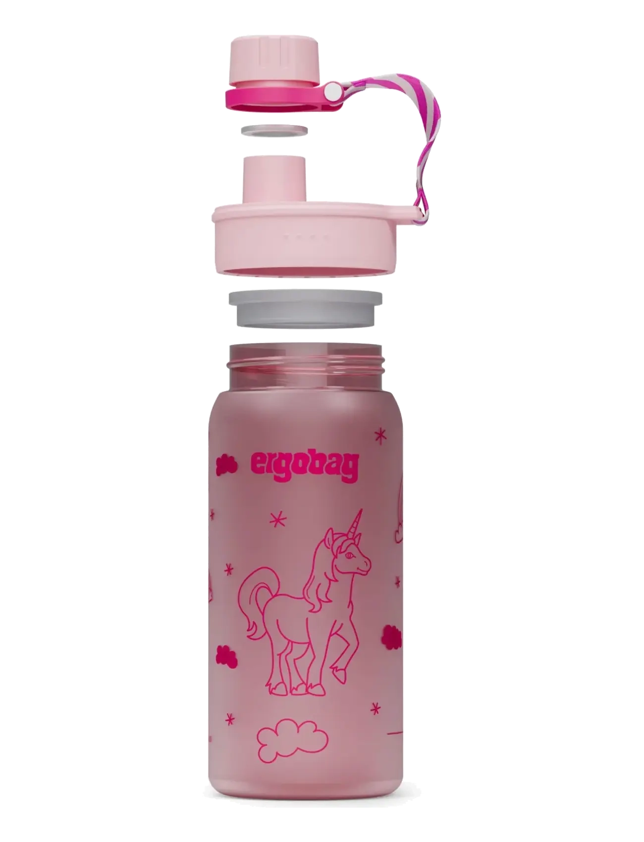 Ergobag - BOTTLE Unicorn - vandflasker - pink - 2