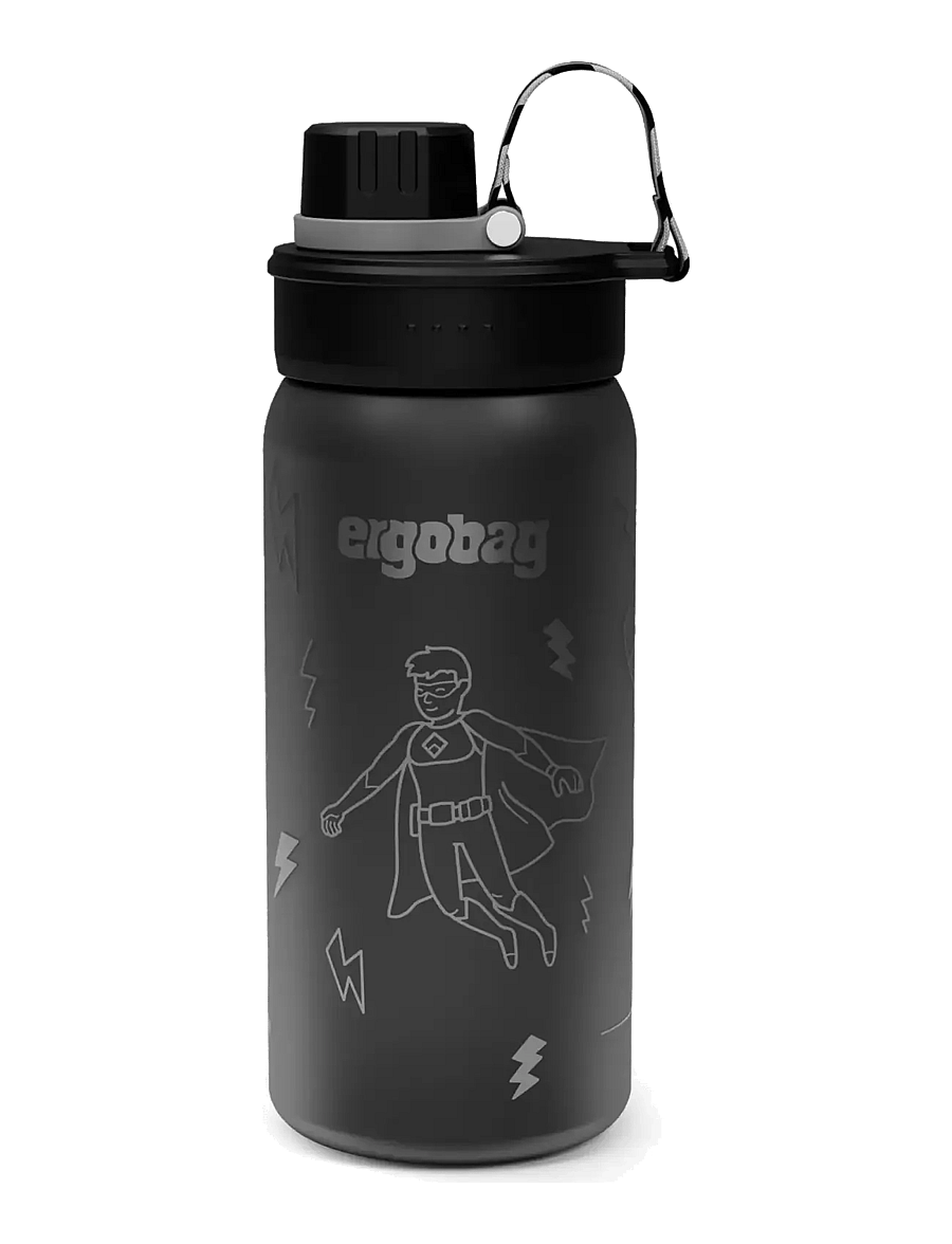 Ergobag - BOTTLE Superhero - vandflasker - black - 0