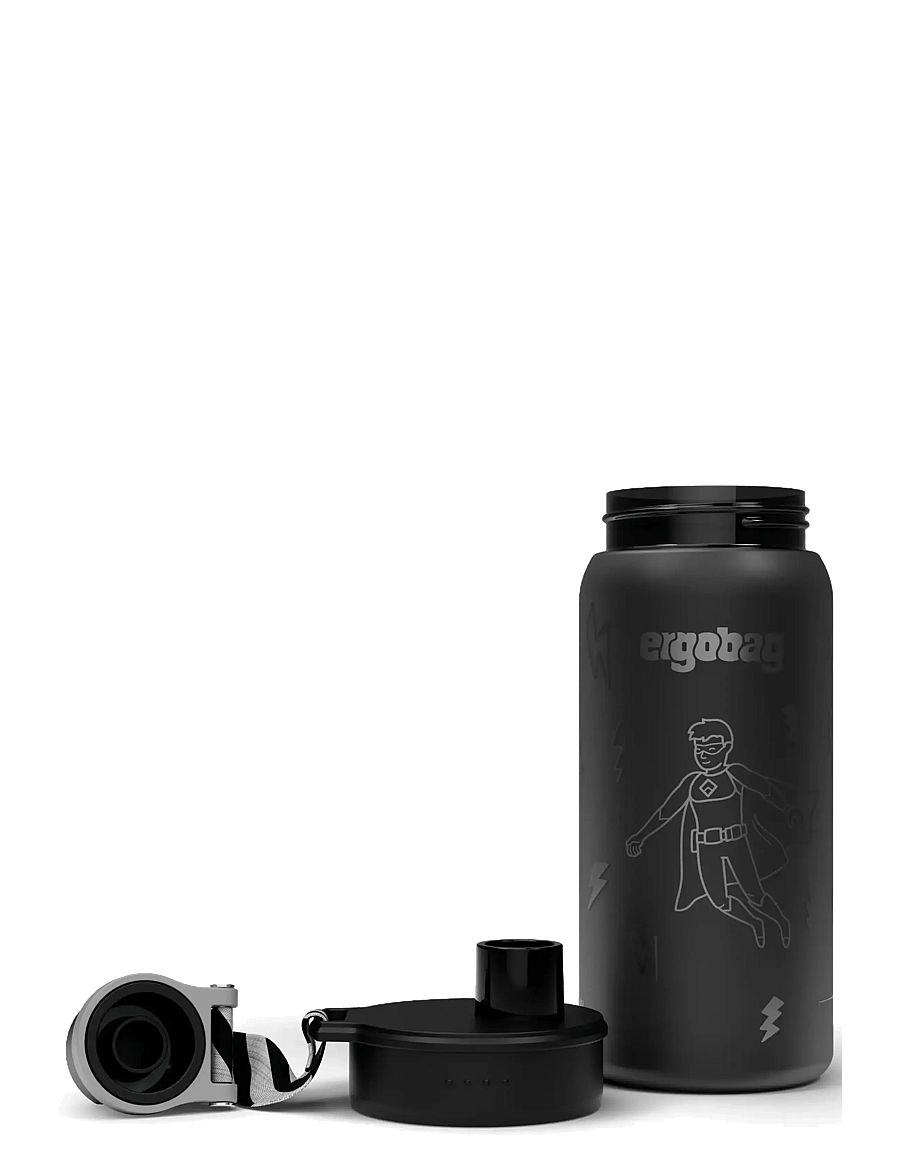 Ergobag - BOTTLE Superhero - vandflasker - black - 1