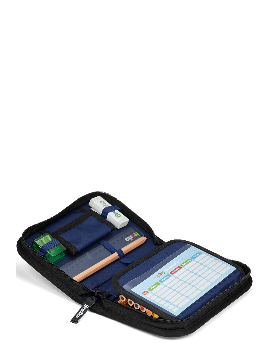 Ergobag - HARD Super ReflectBear - penalhuse - black - 2