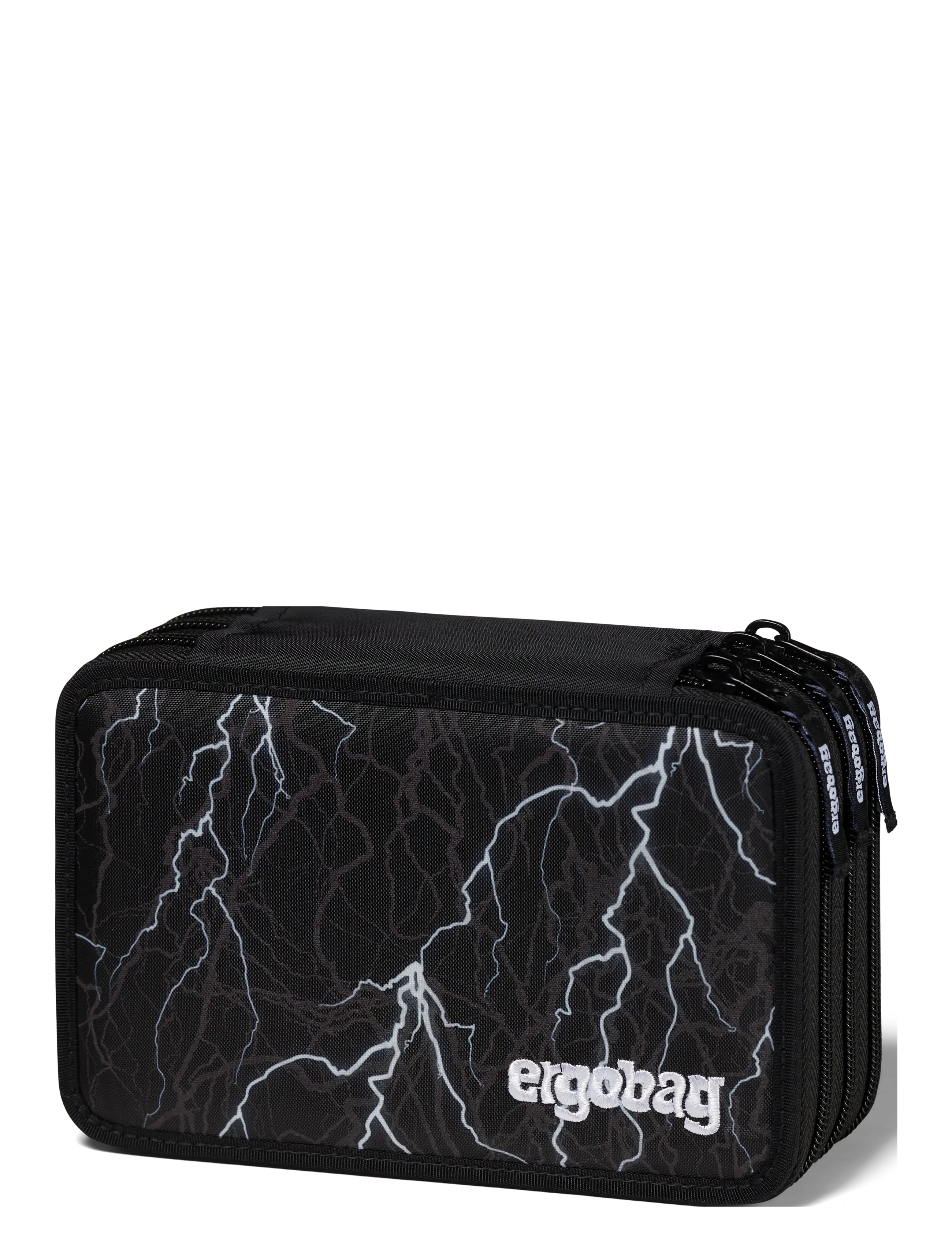 Ergobag MAXI Super ReflectBear - Lektiehjørne - BLACK / black