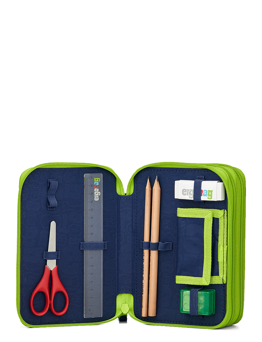 Ergobag - MAXI Front RunBear - federmäppchen - blue - 2