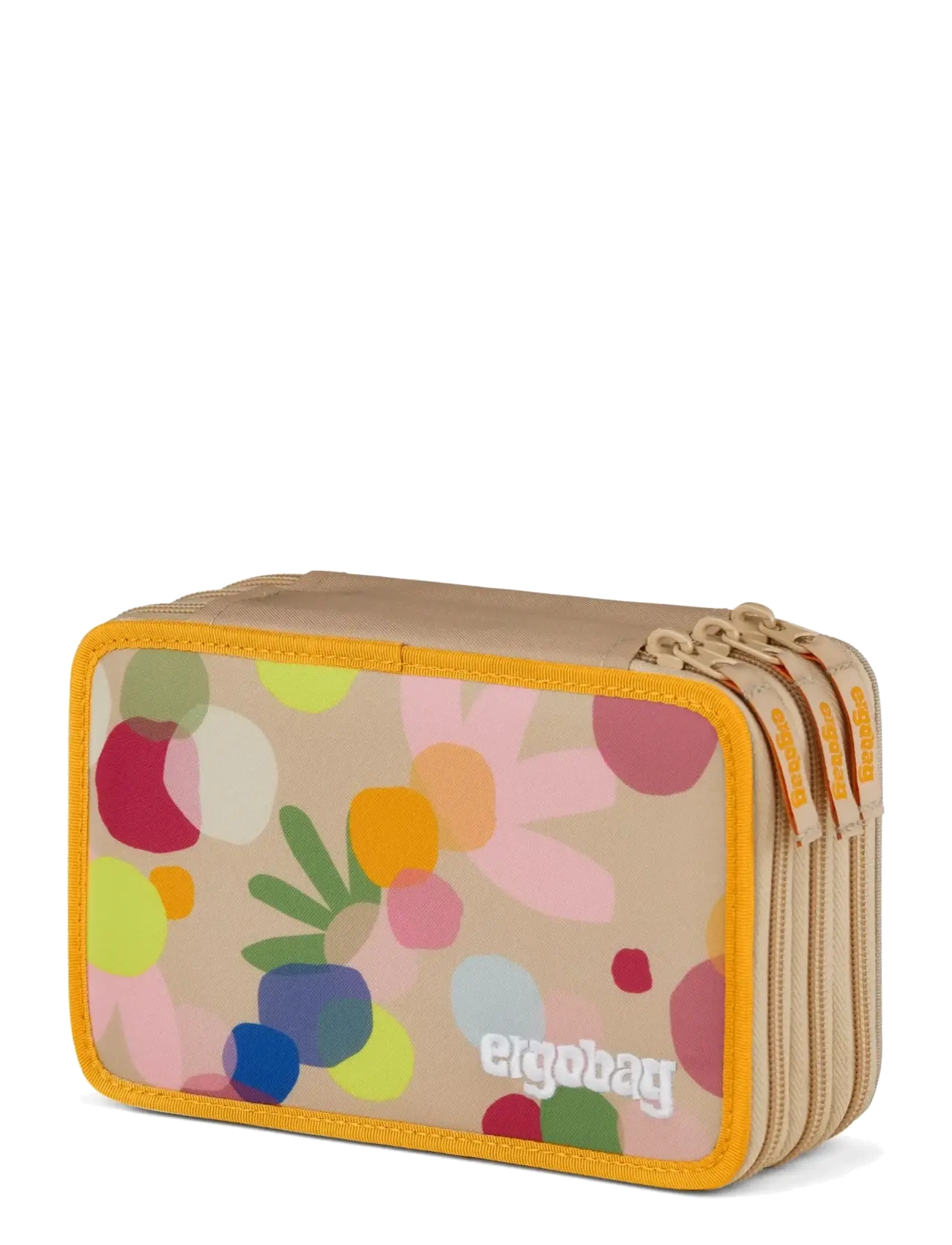 Ergobag Maxi Flowbear World, Børn, Penalhus, Beige, Str: 1.75 L