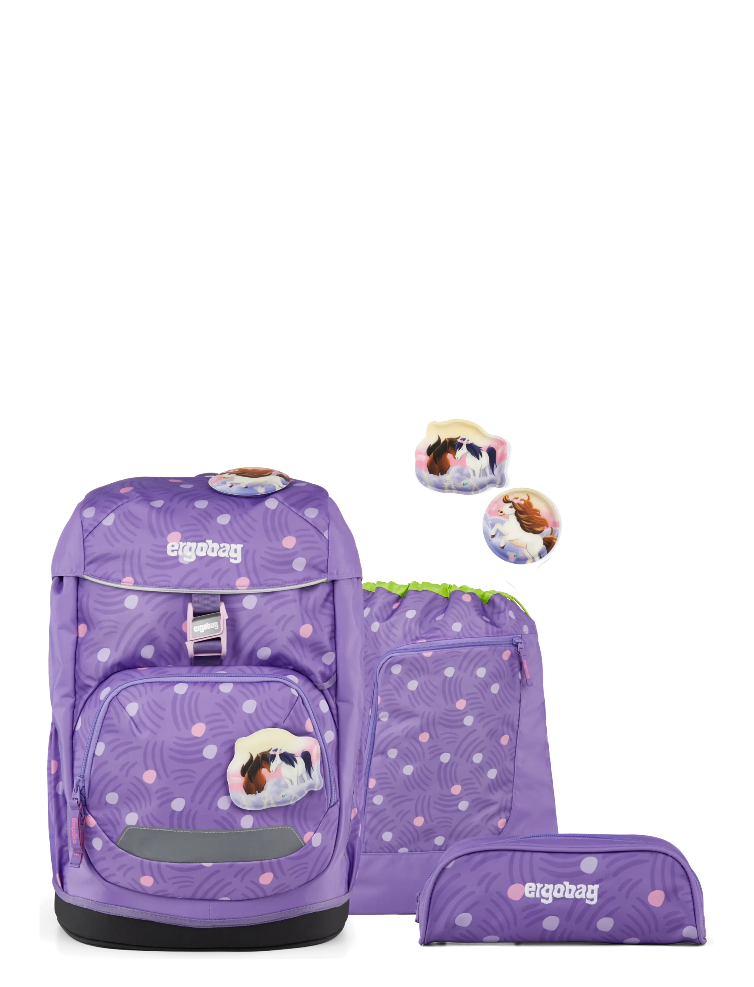 Ergobag Flex Ponybearadise, 23 L, Bags, Lila - Backpacks, Kinder