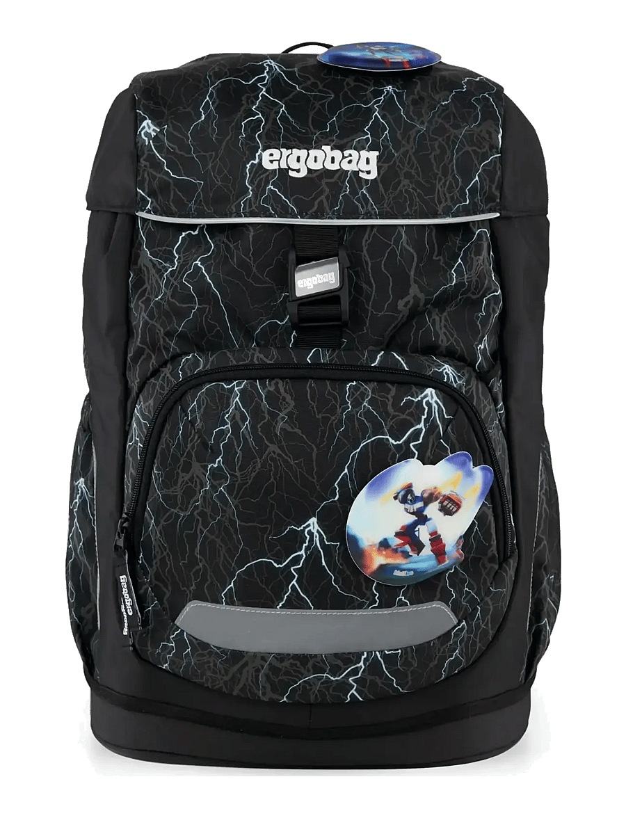 Ergobag - FLEX Super ReflectBear - rygsække - black - 1