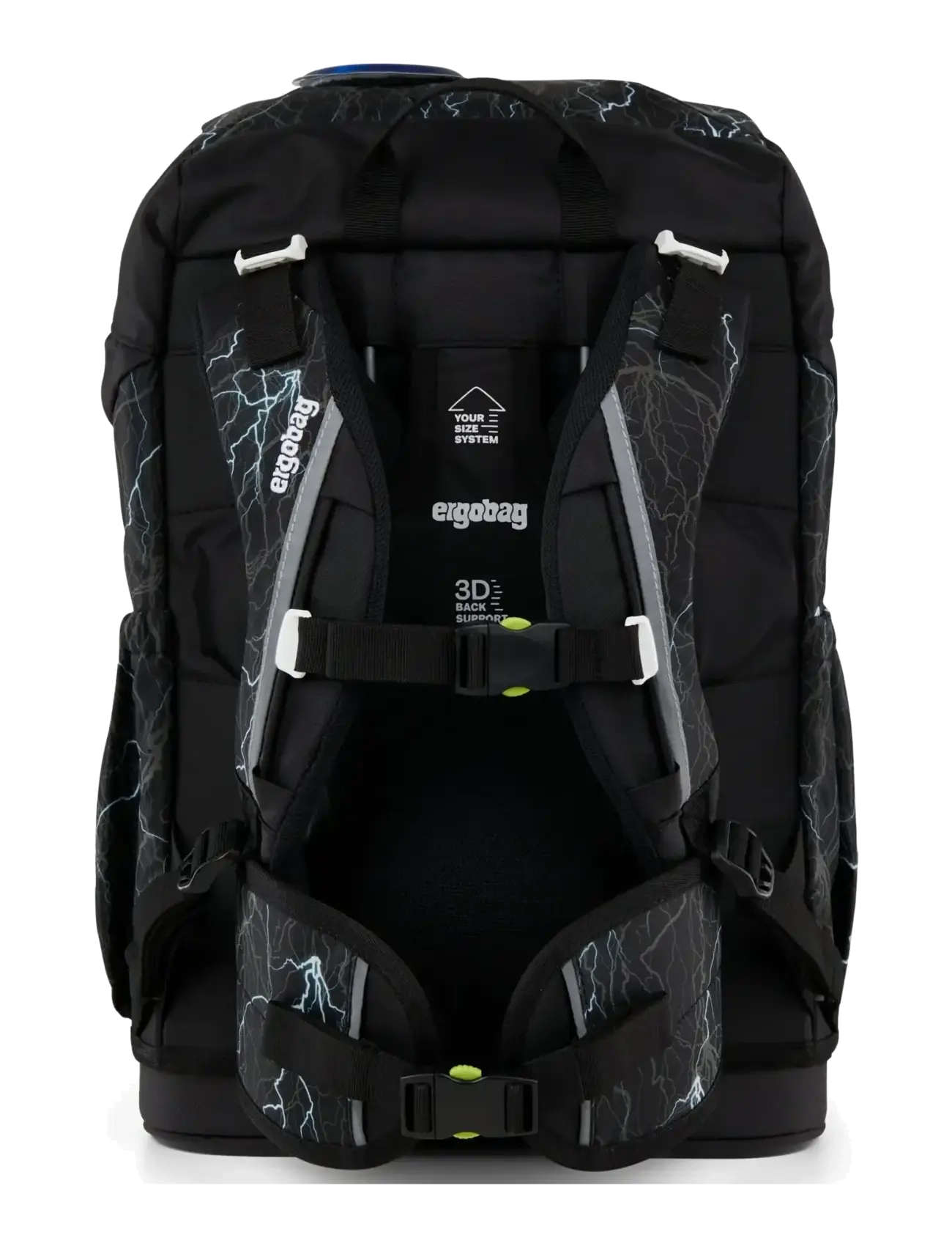 Ergobag - FLEX Super ReflectBear - rygsække - black - 2