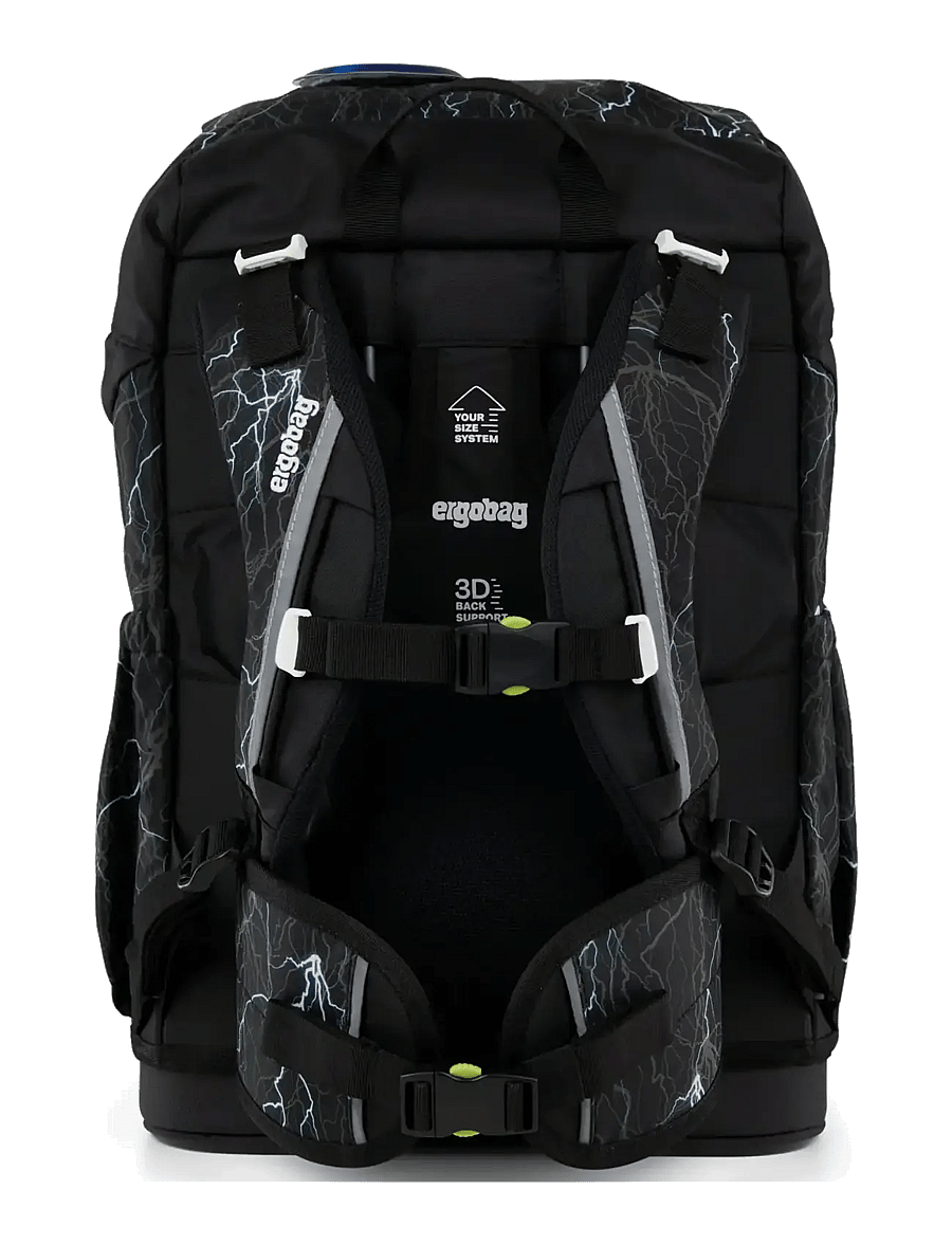 Ergobag - FLEX Super ReflectBear - rygsække - black - 2