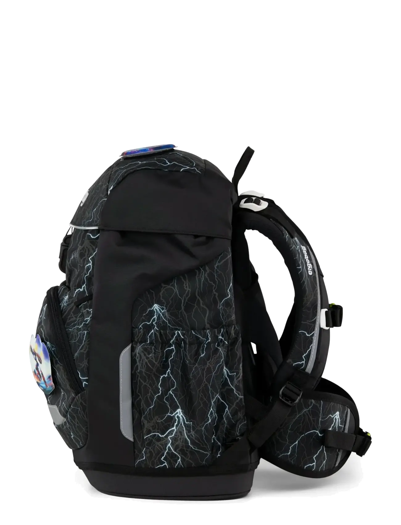 Ergobag - FLEX Super ReflectBear - rygsække - black - 4